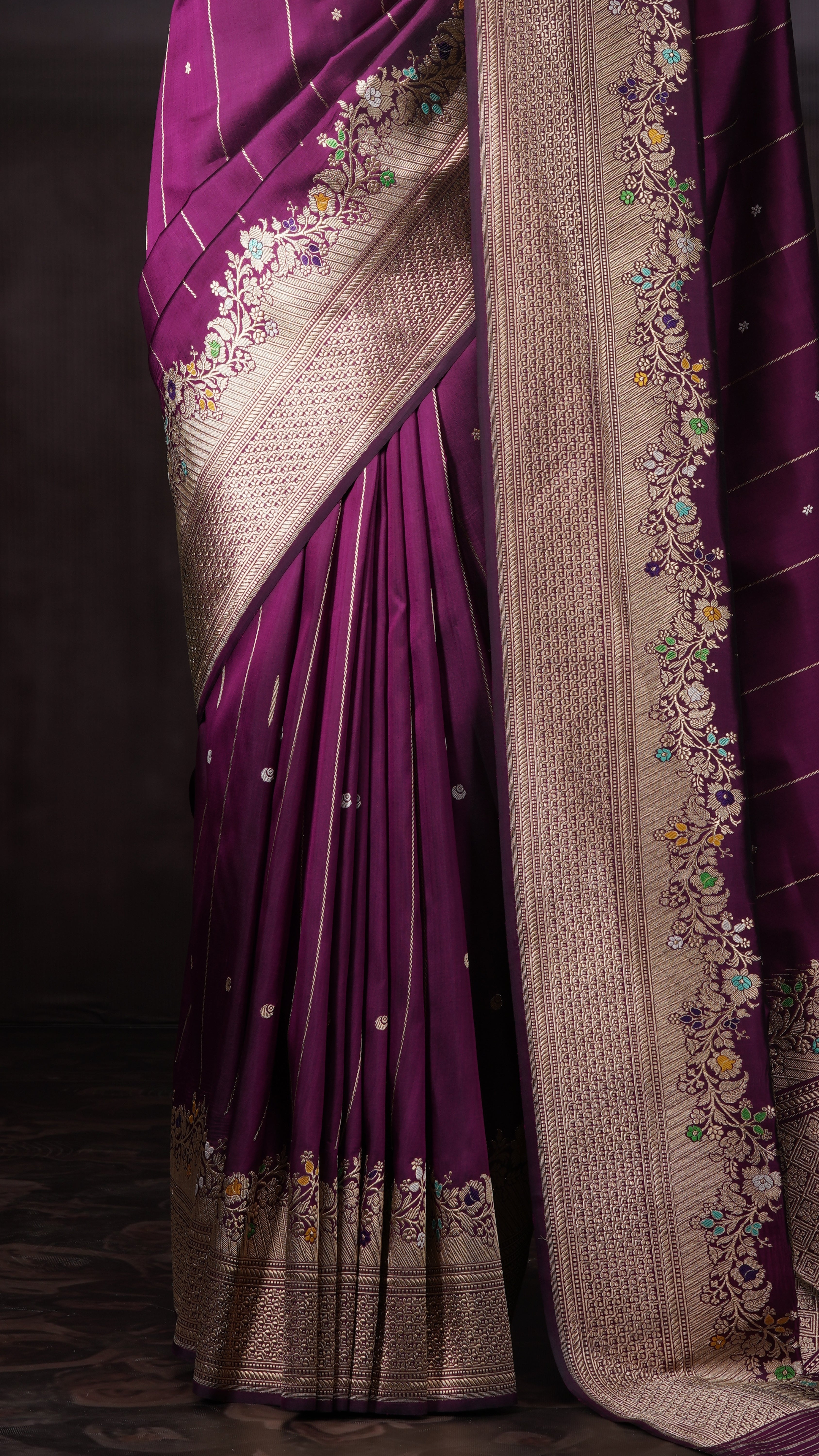 Plum Serenity | Banarasi