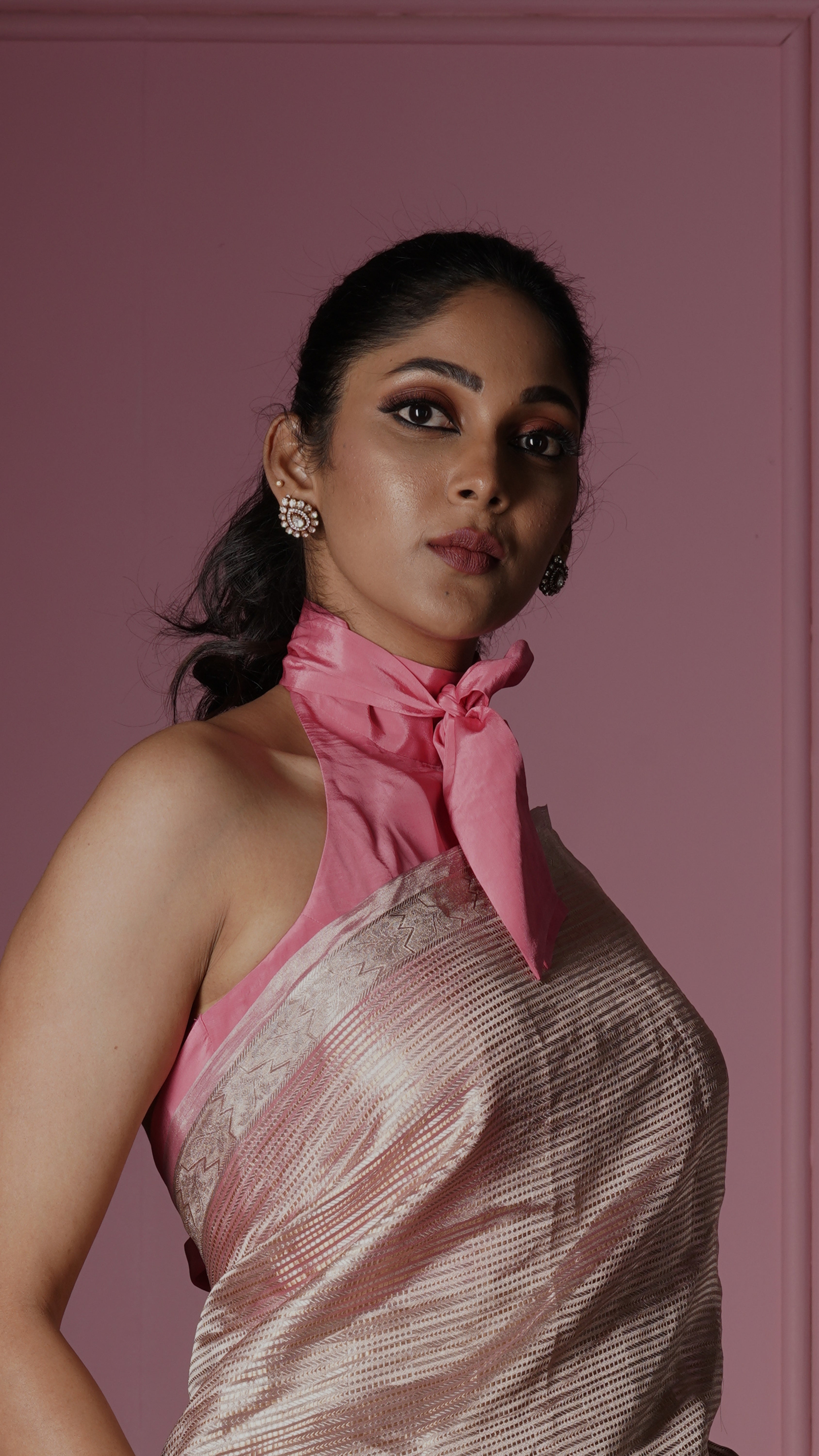 Blush Glimmer | Banarasi Tissue