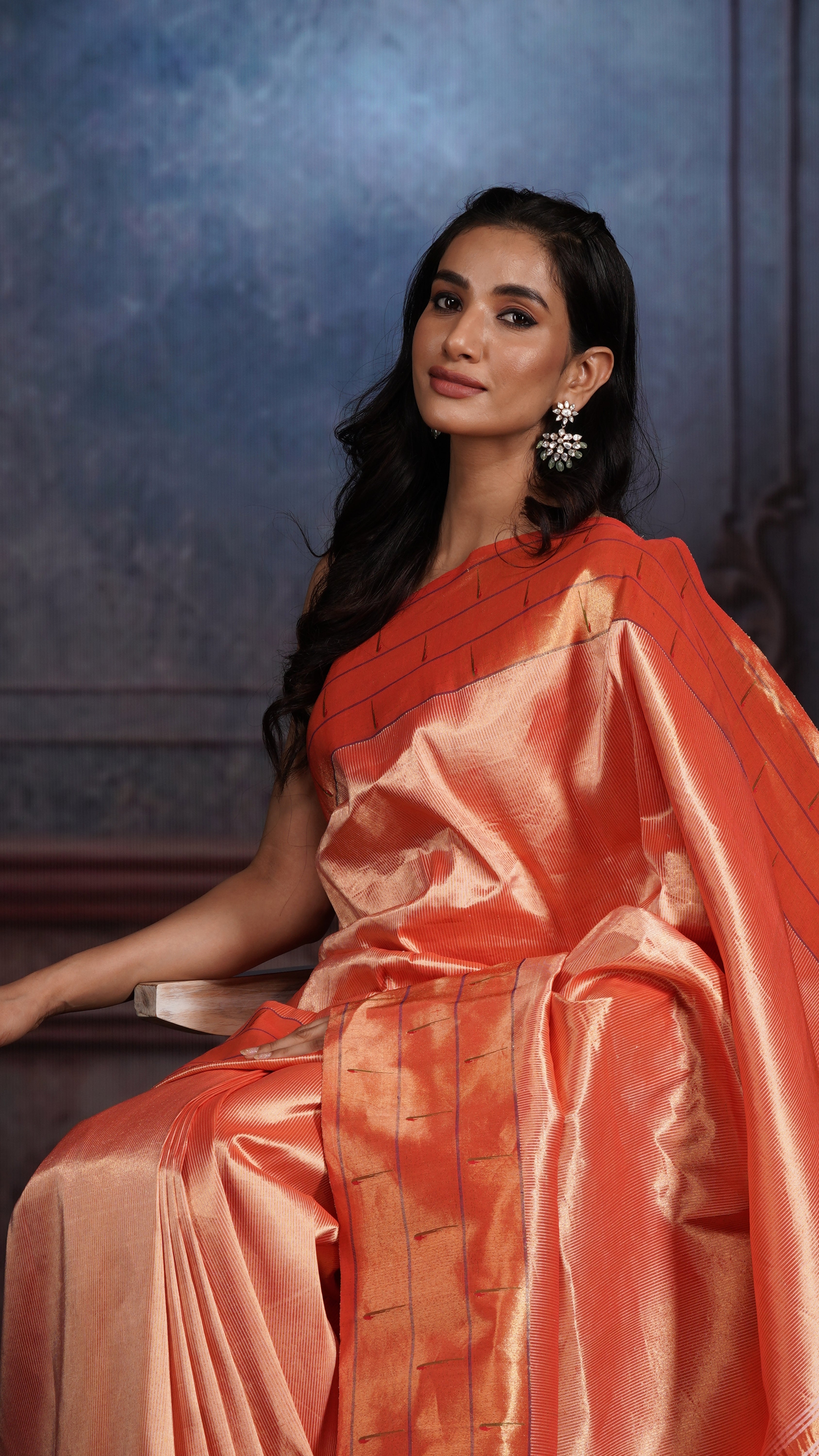 Peacock Whisper | Paithani