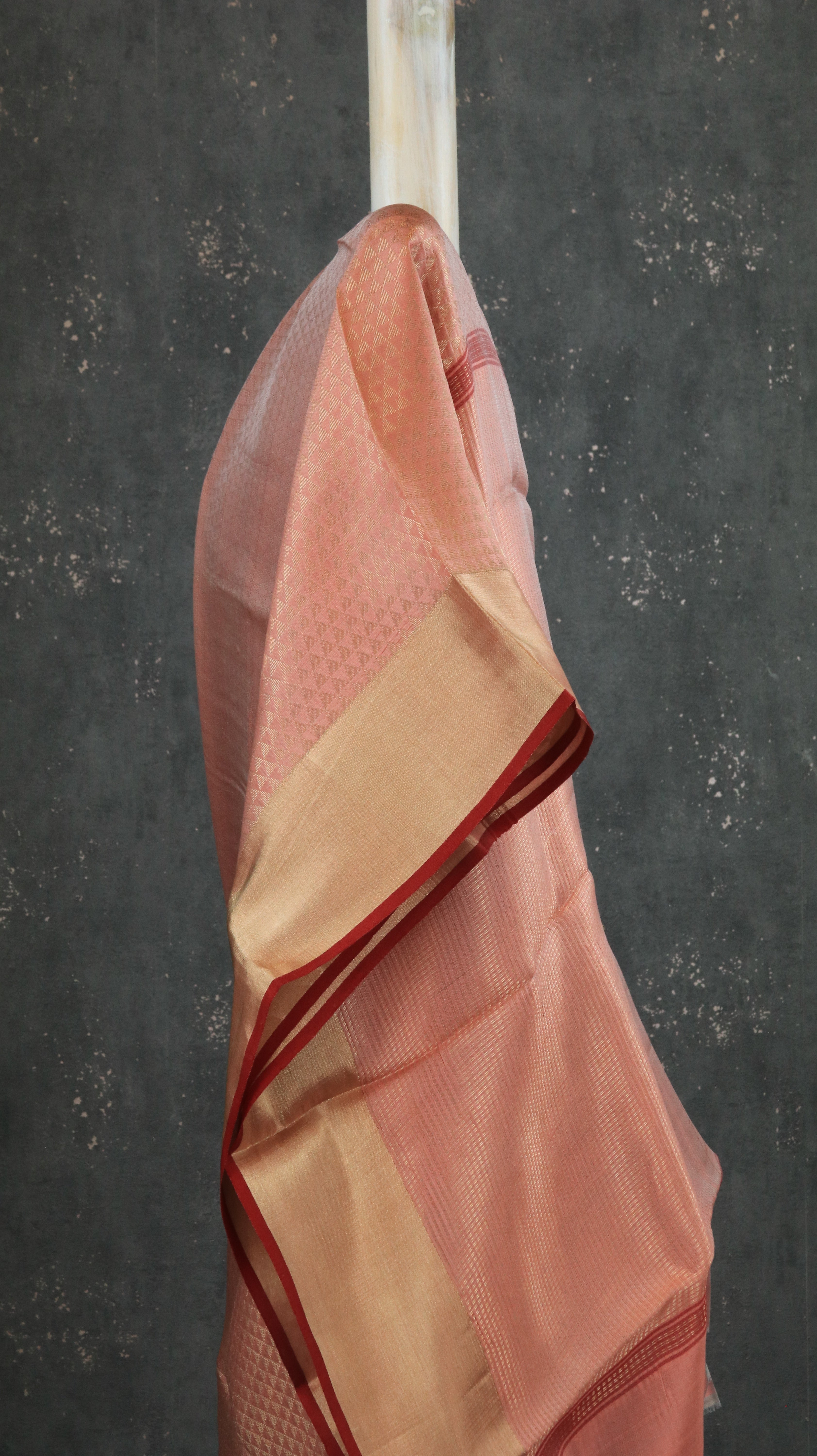 Peach Reverie | Chanderi