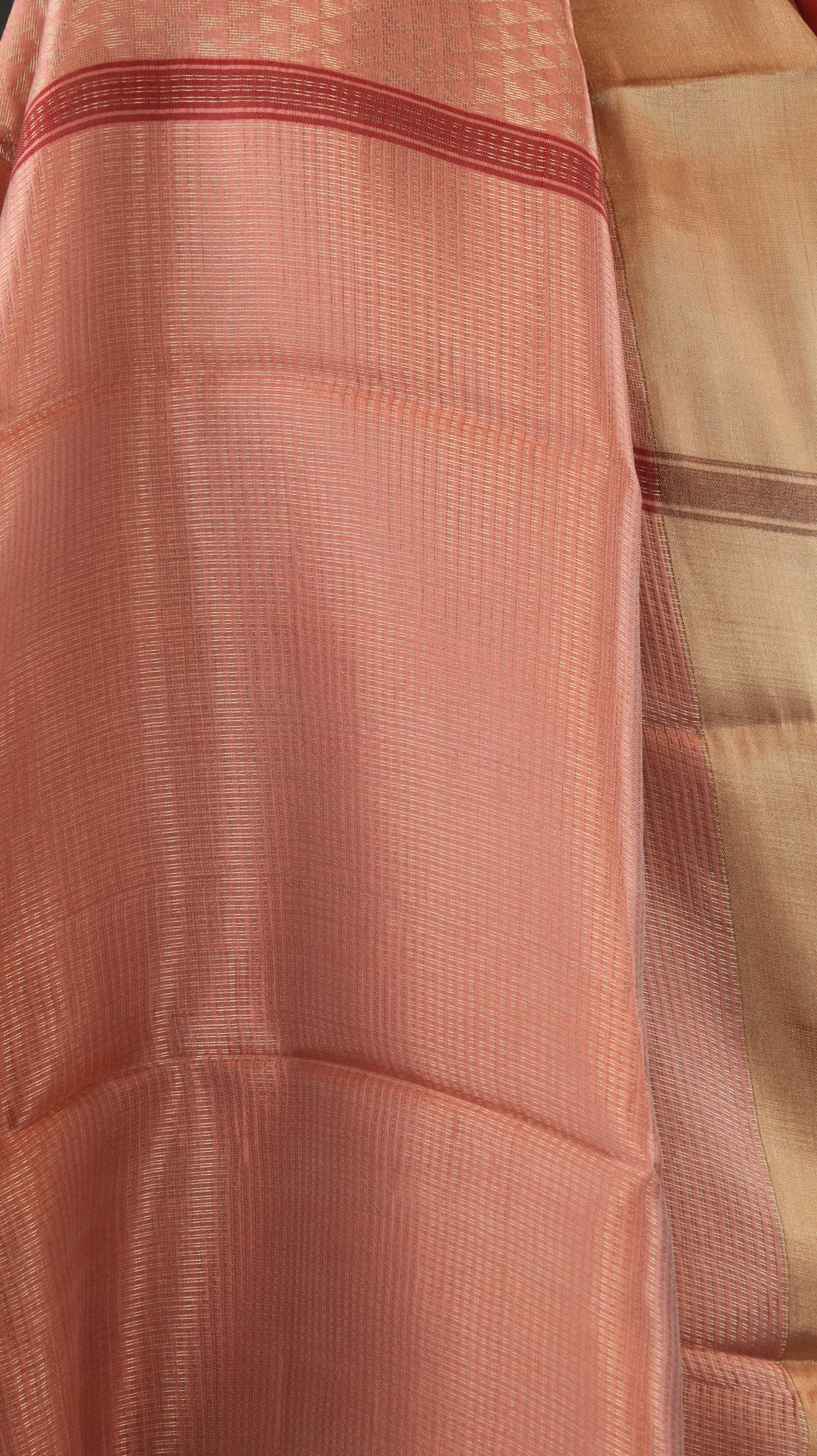 Peach Reverie | Chanderi