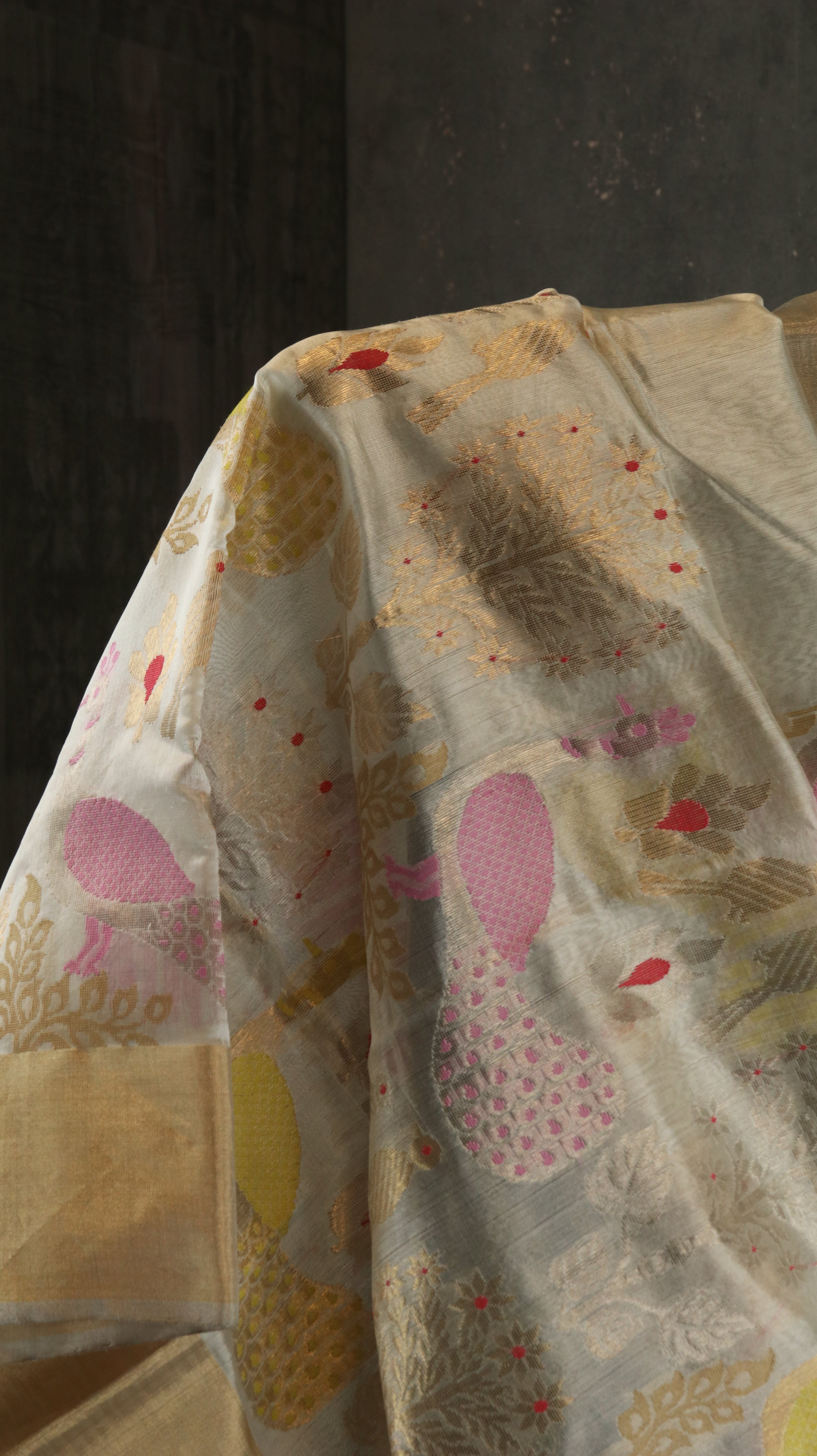 Peacock Whimsy | Chanderi