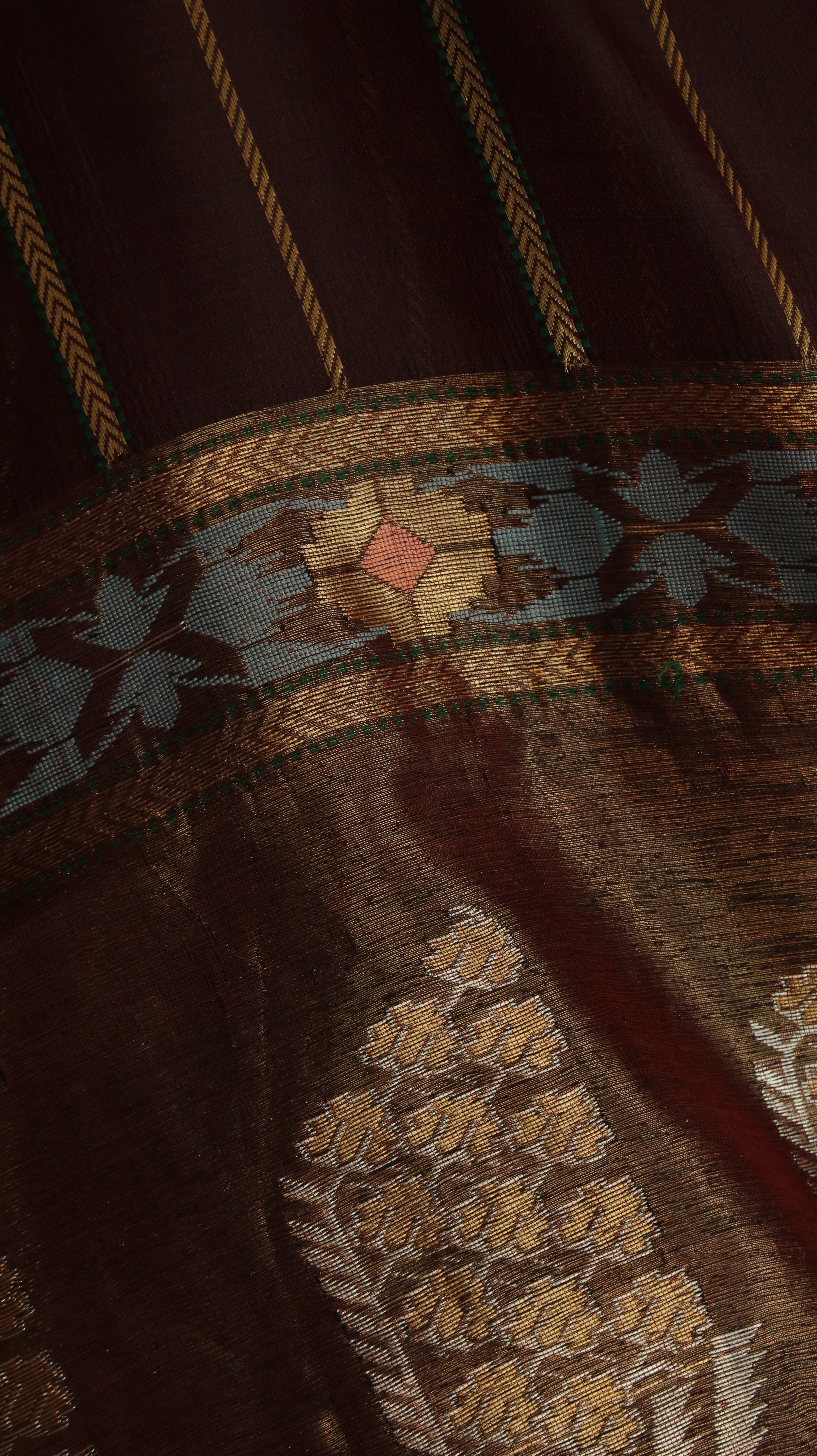Vintage Garnet | Chanderi