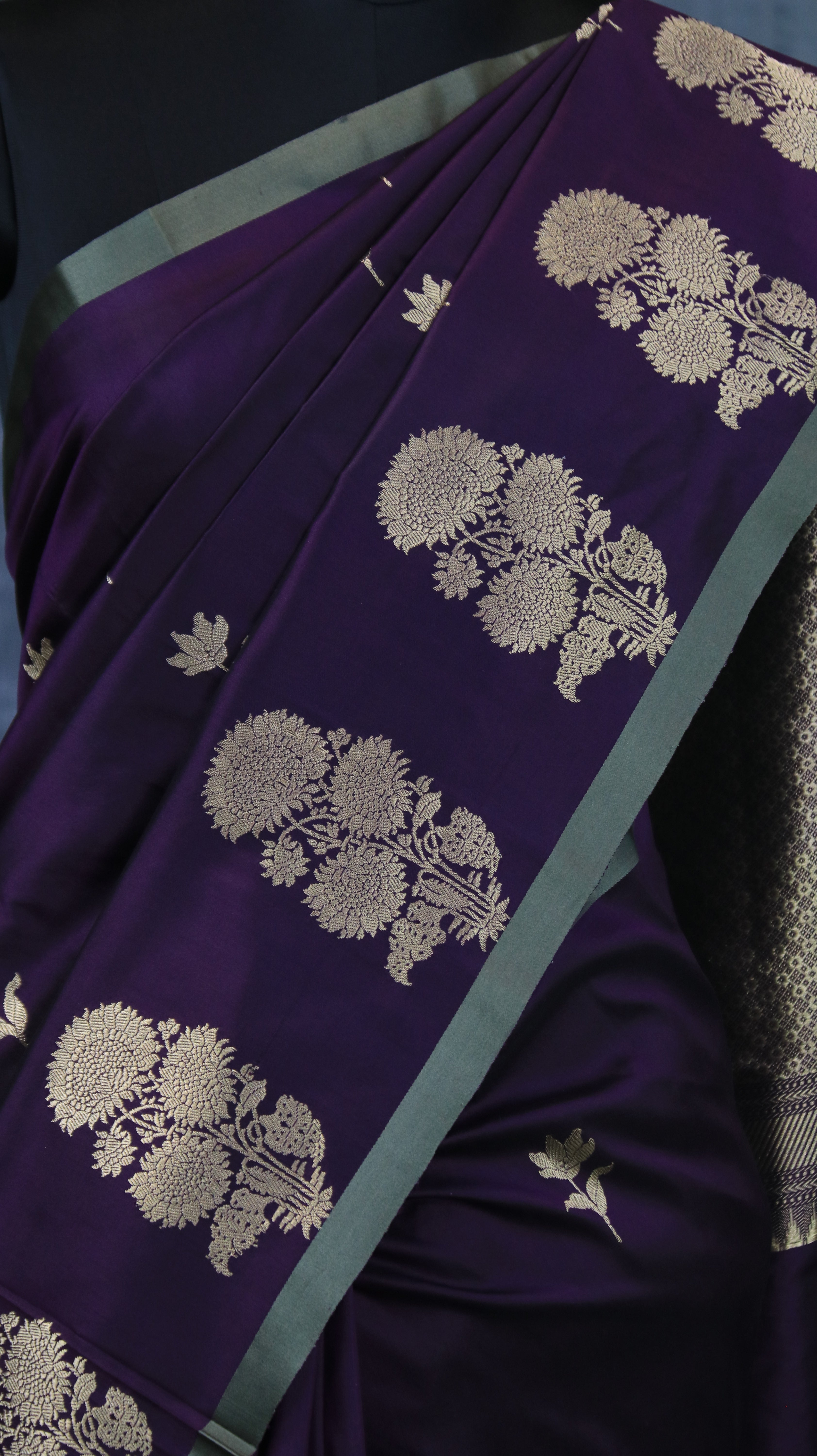Plum Majesty | Banarasi