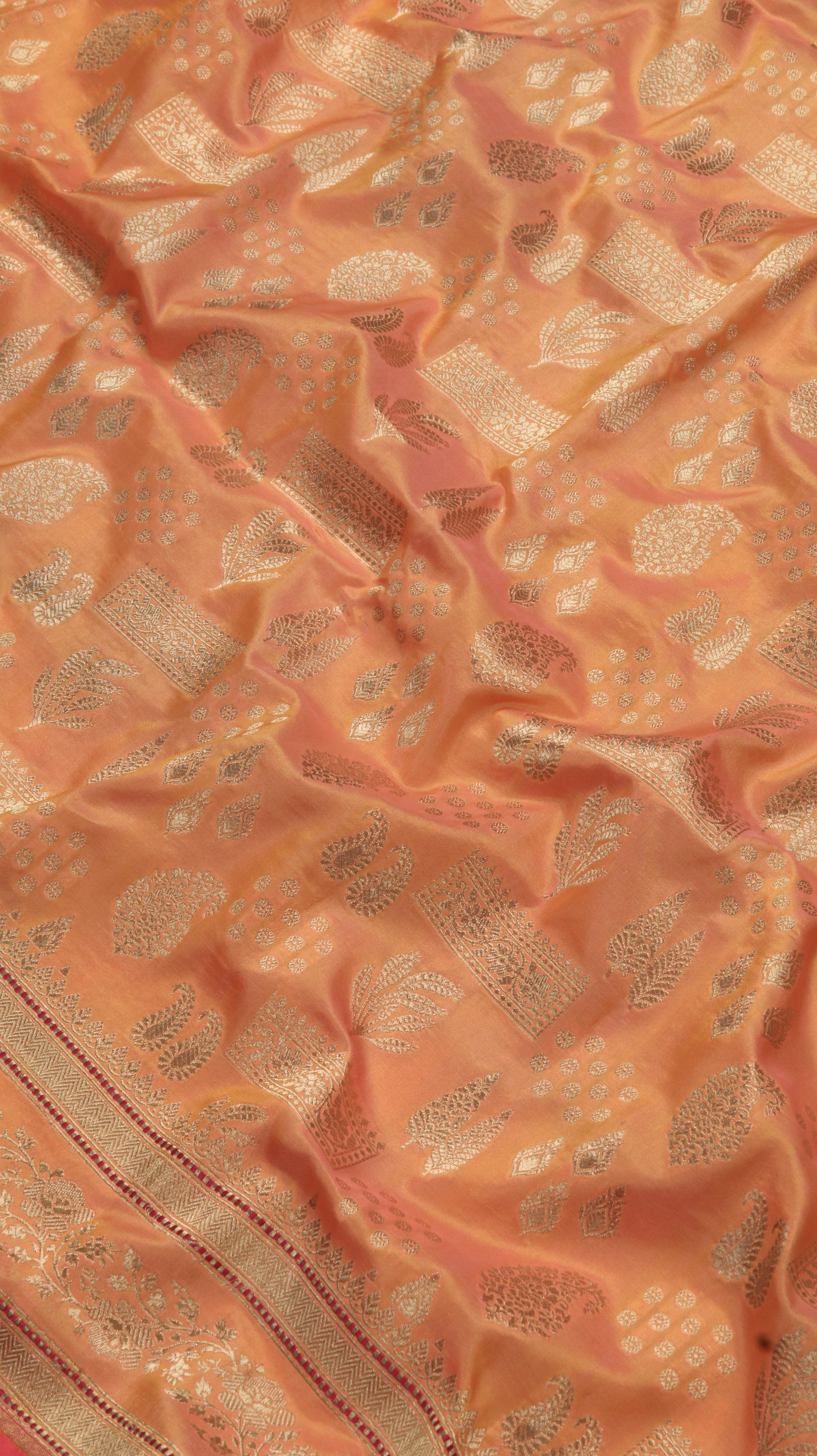 Peach Lumiere | Banarasi