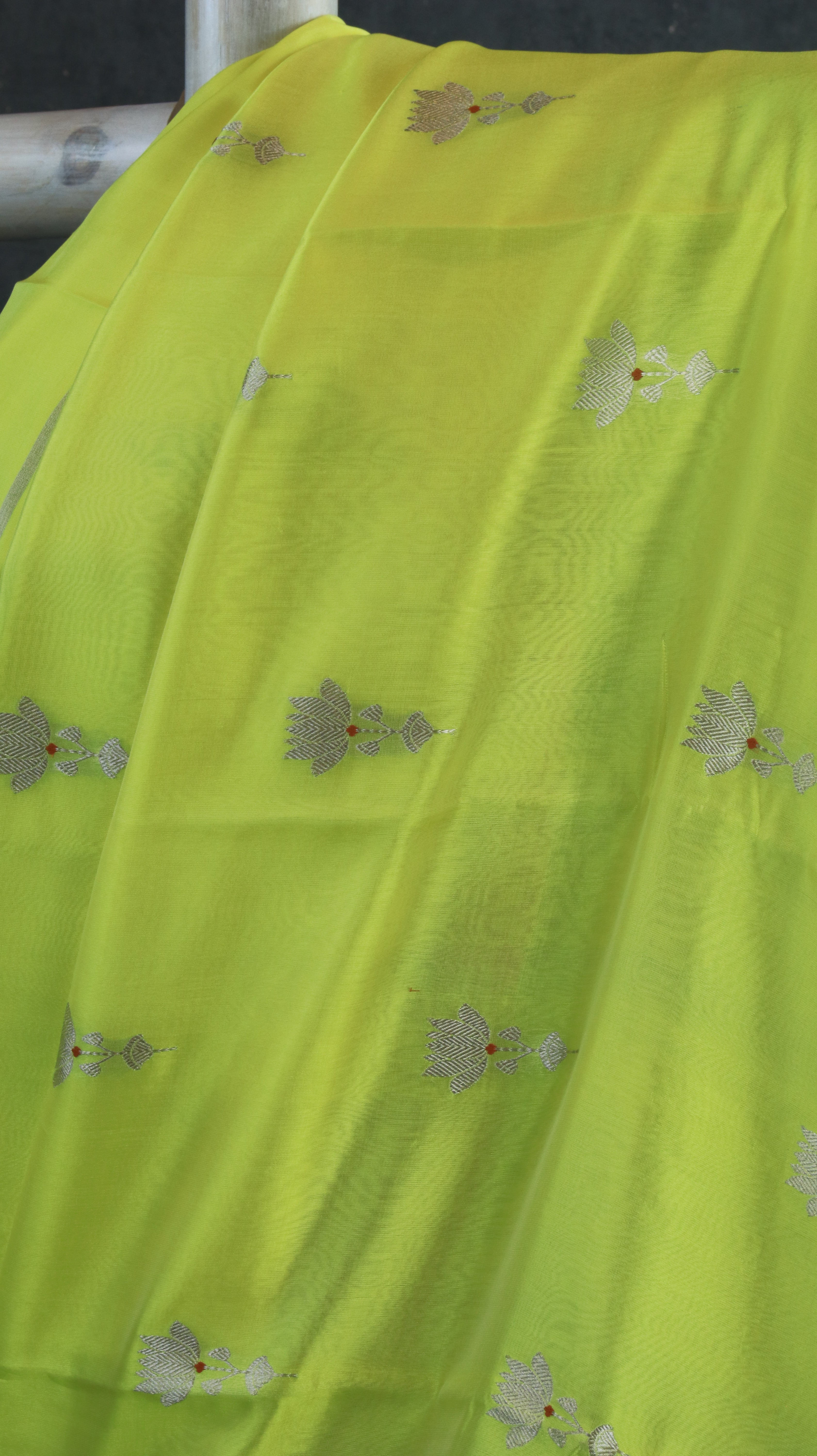 Lime Serenade | Chanderi