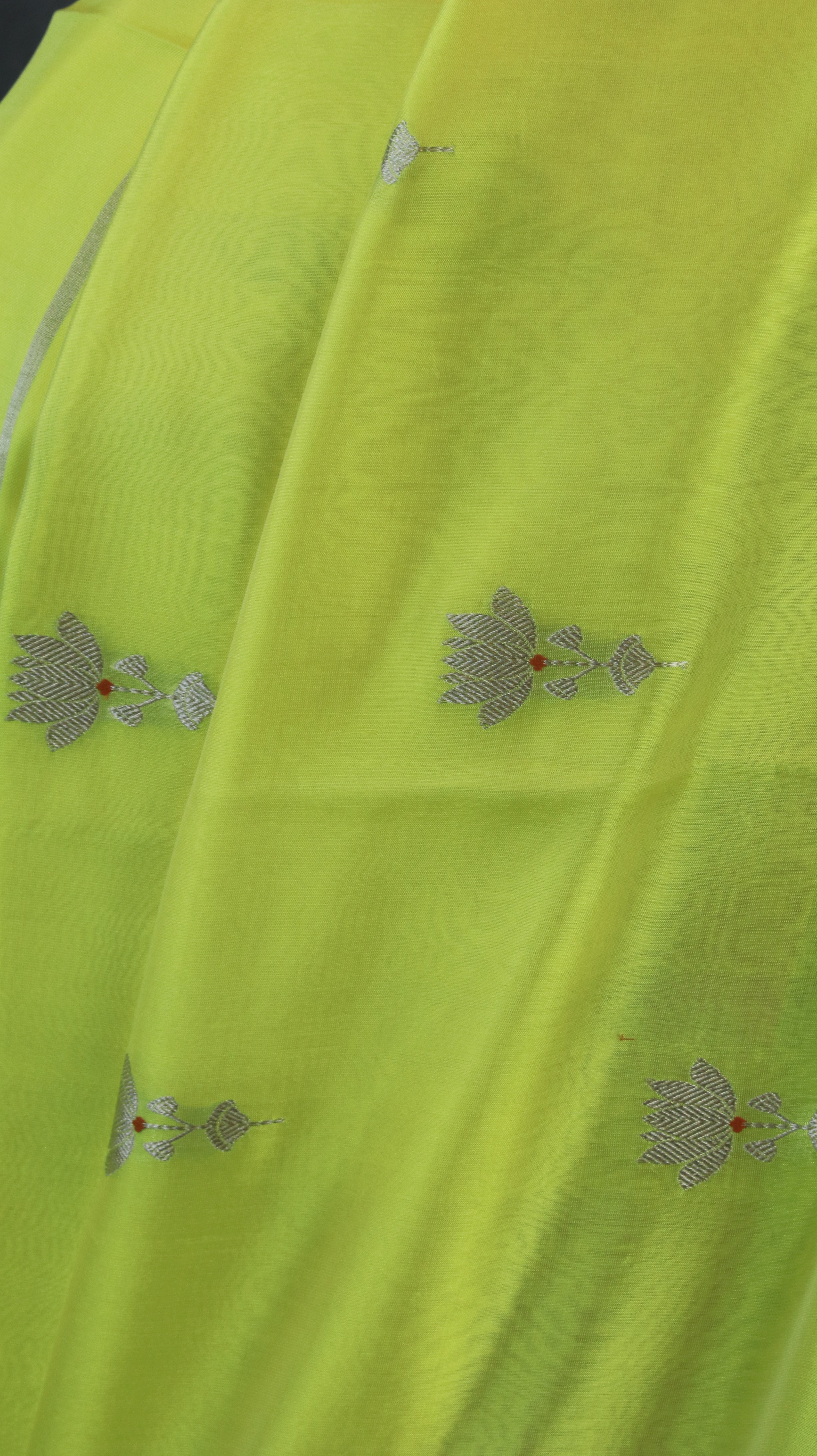 Lime Serenade | Chanderi