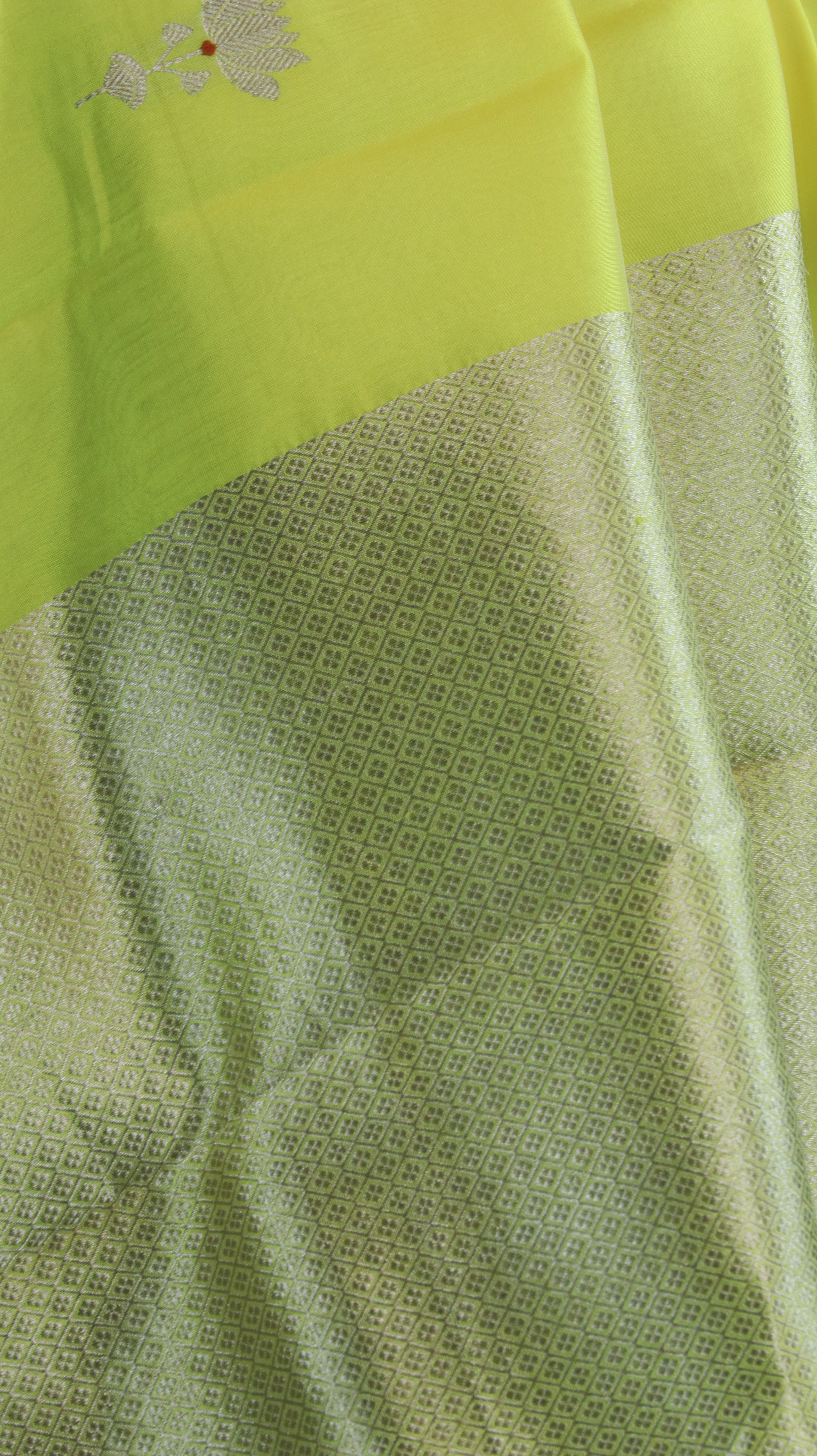 Lime Serenade | Chanderi