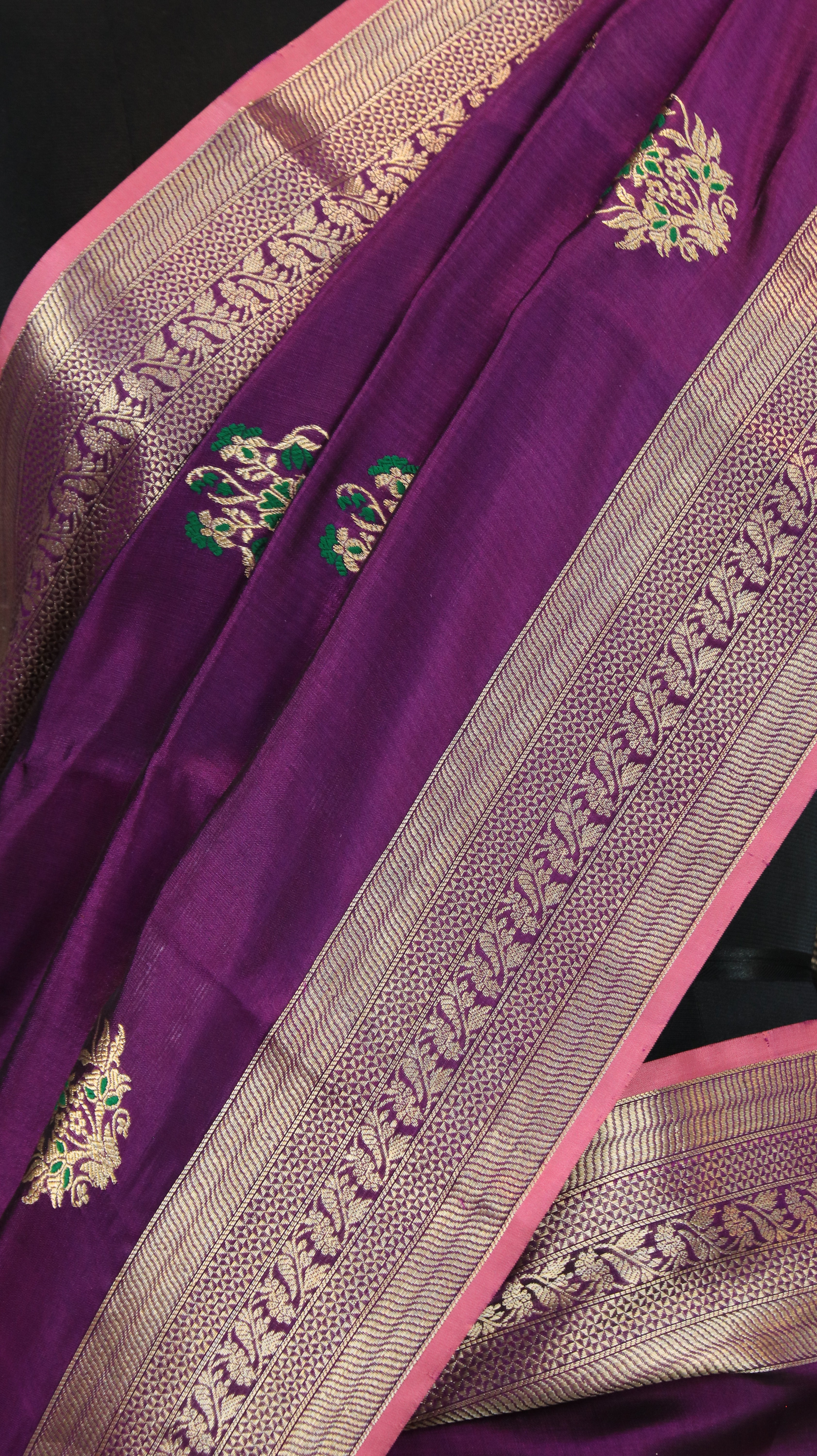 Purple Meher | Chanderi