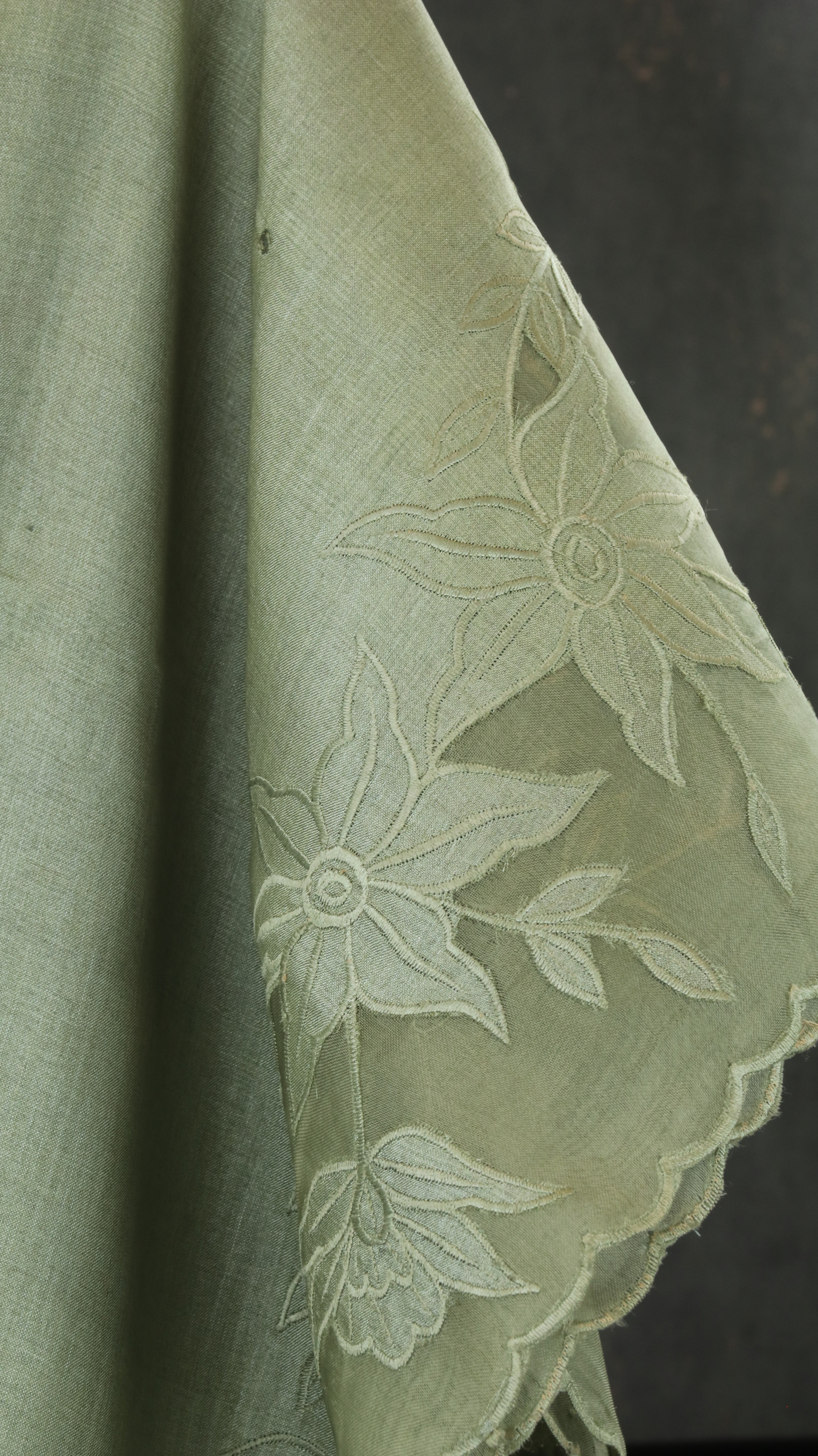 Olive Mist | Tussar