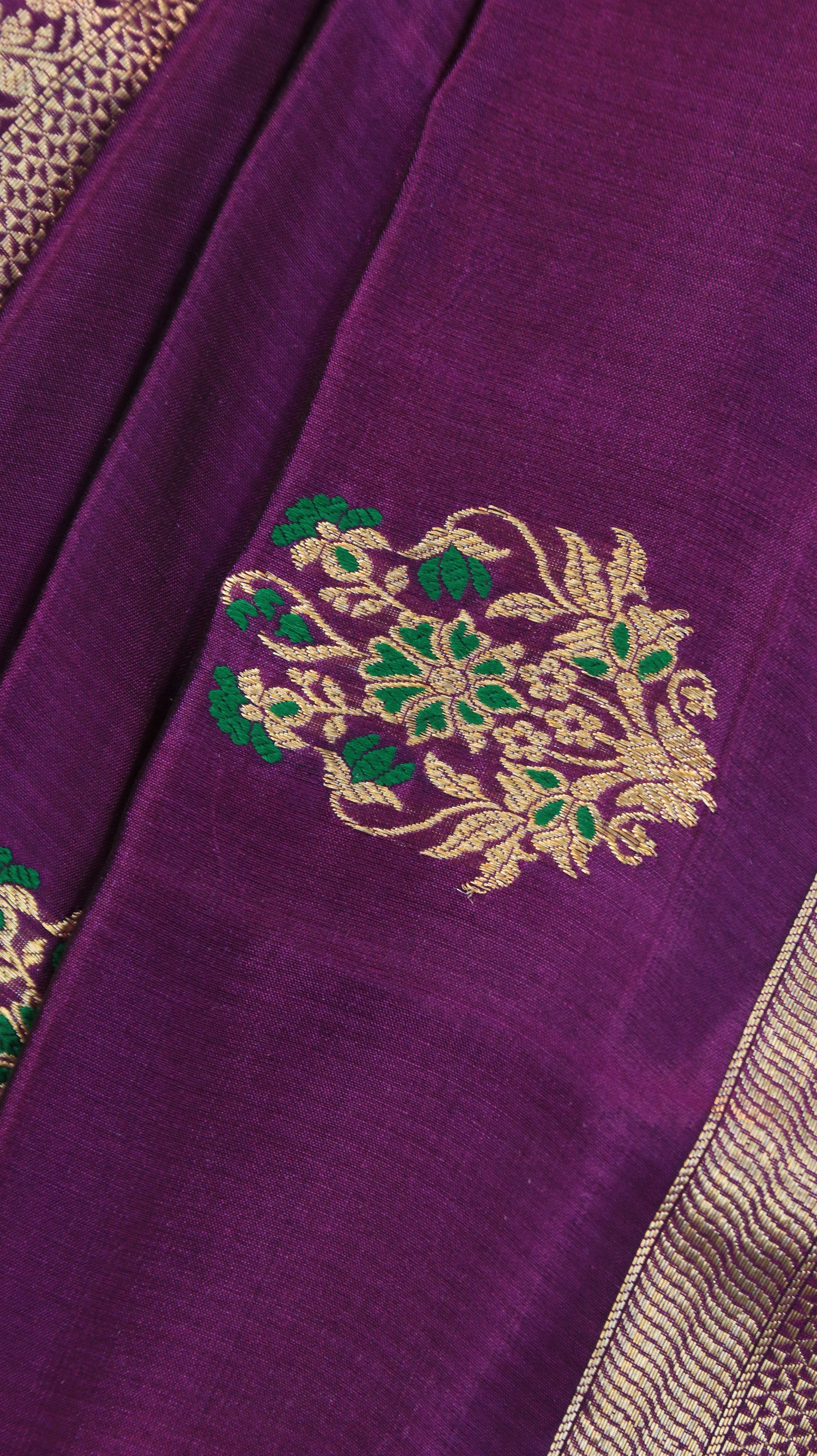 Purple Meher | Chanderi