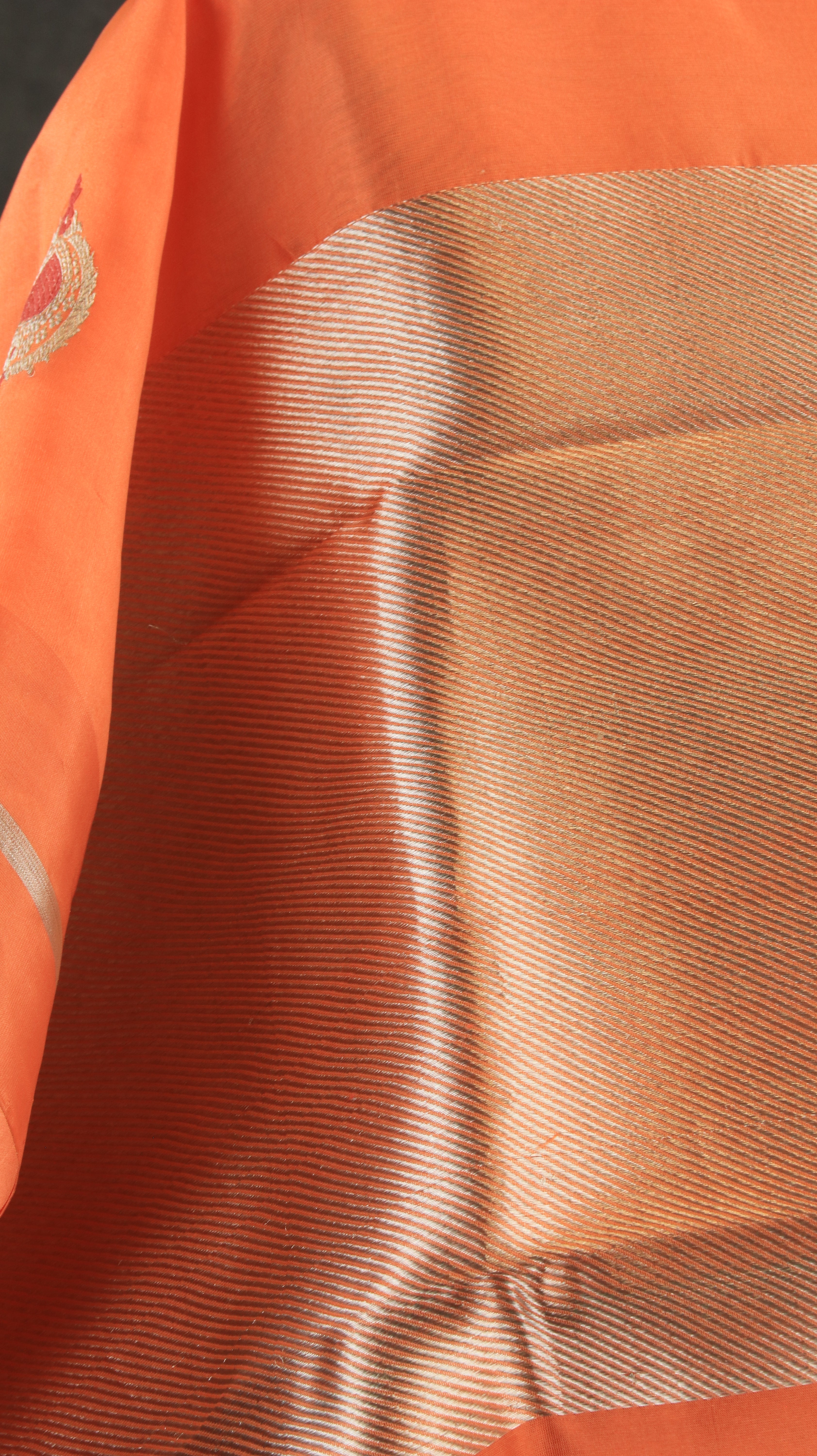 Mandarin Bloom | Chanderi