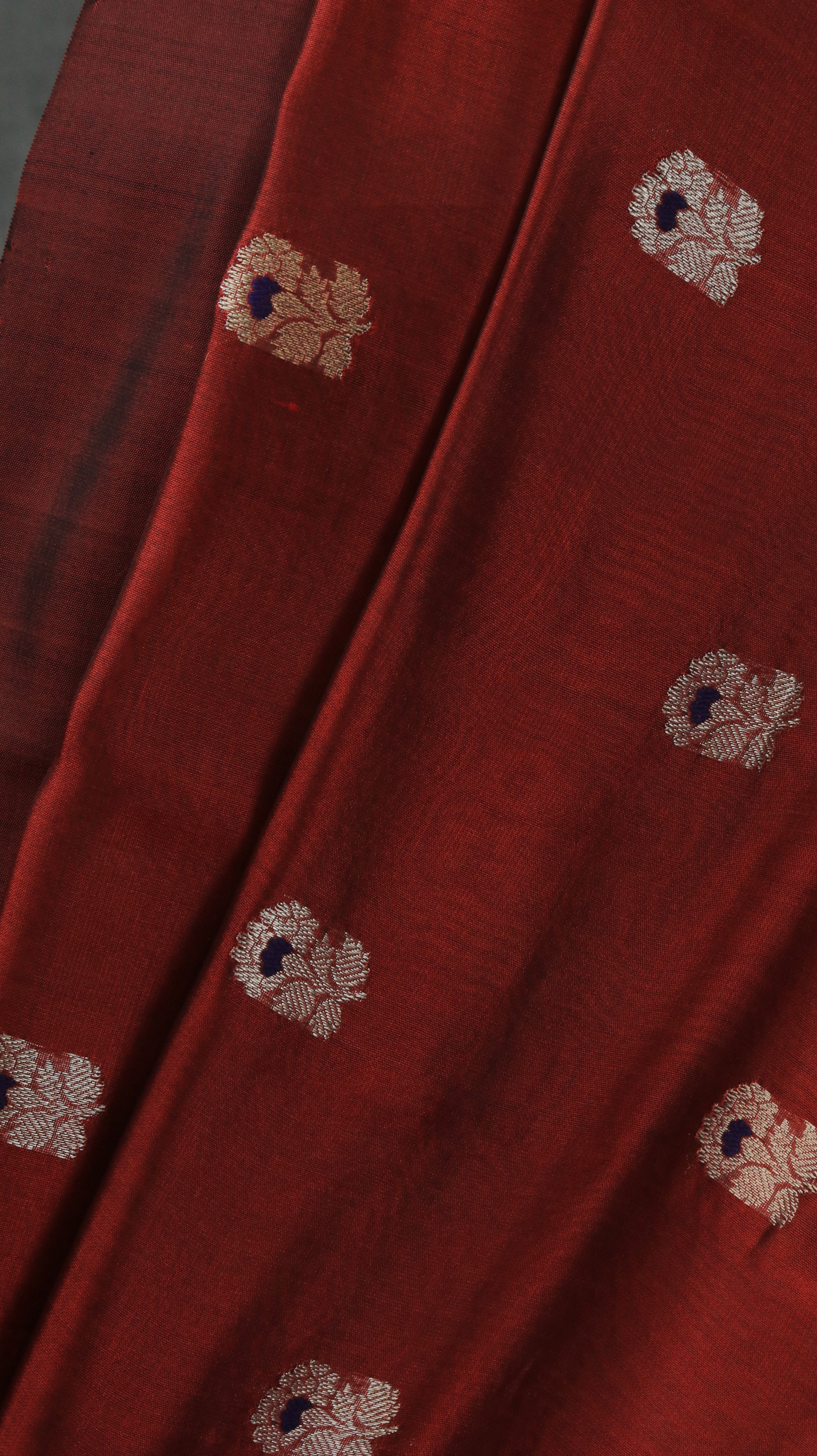 Garnet Glow | Chanderi