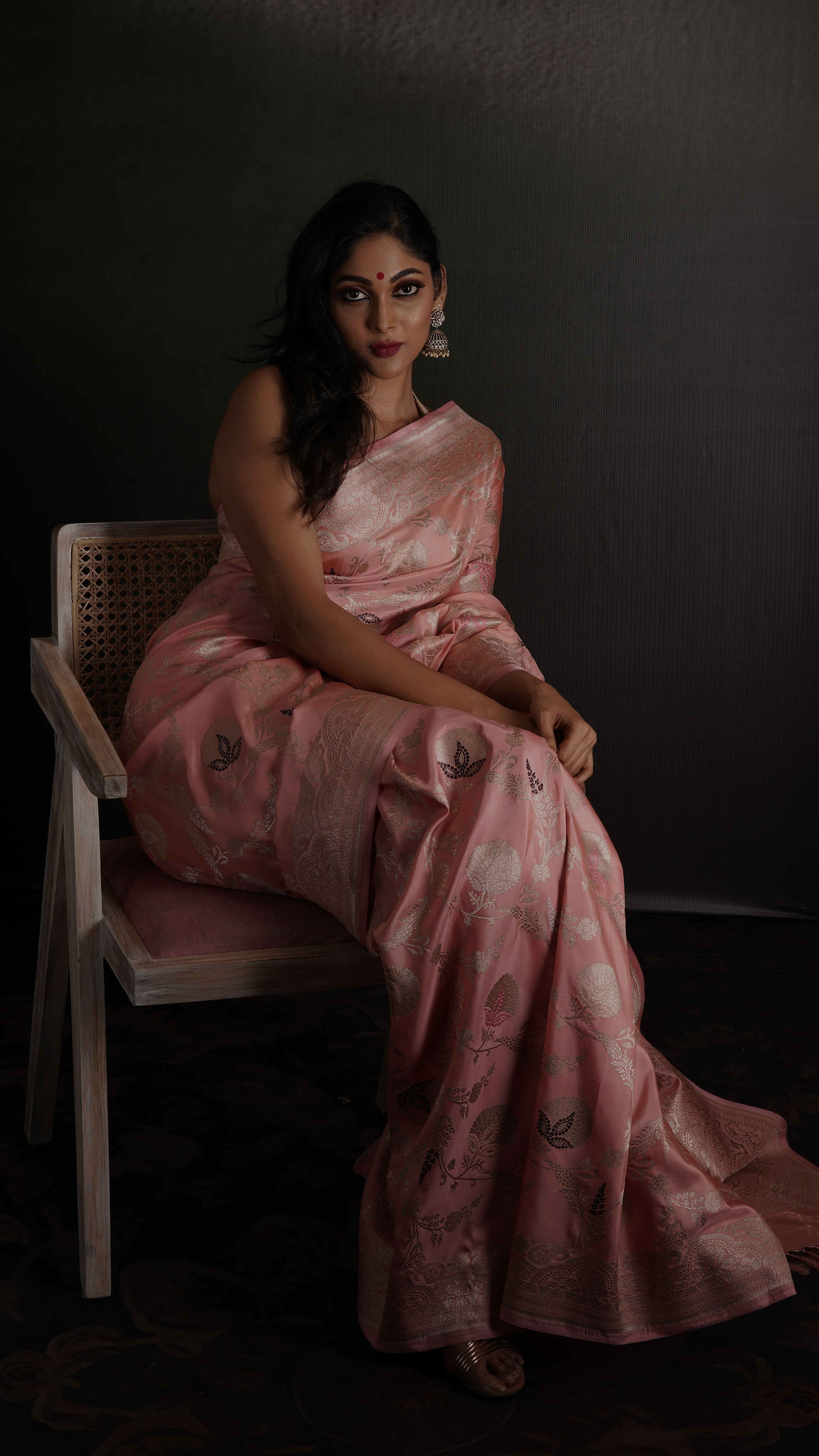 Blush Brocade | Banarasi