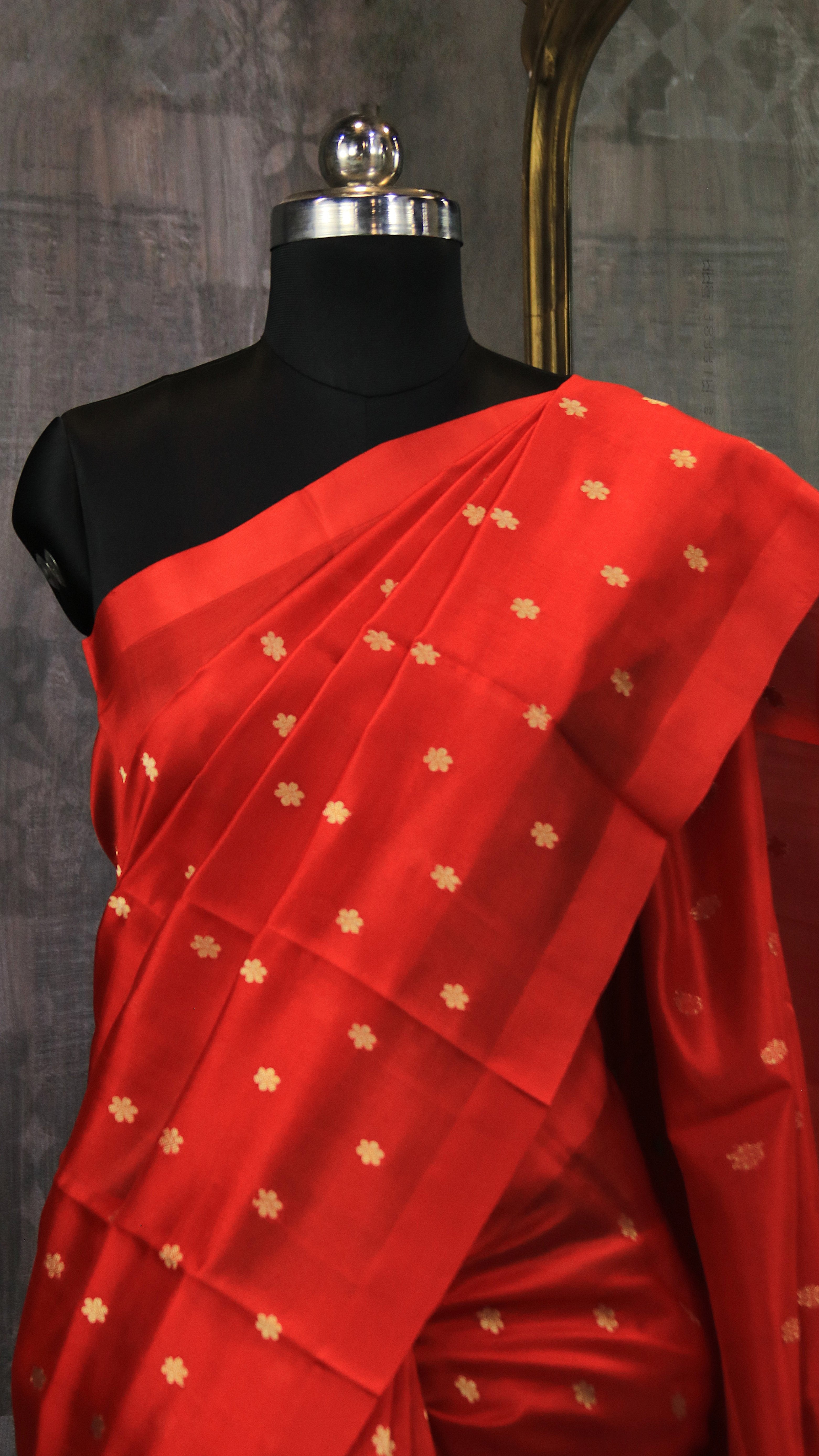 Crimson Grace | Chanderi