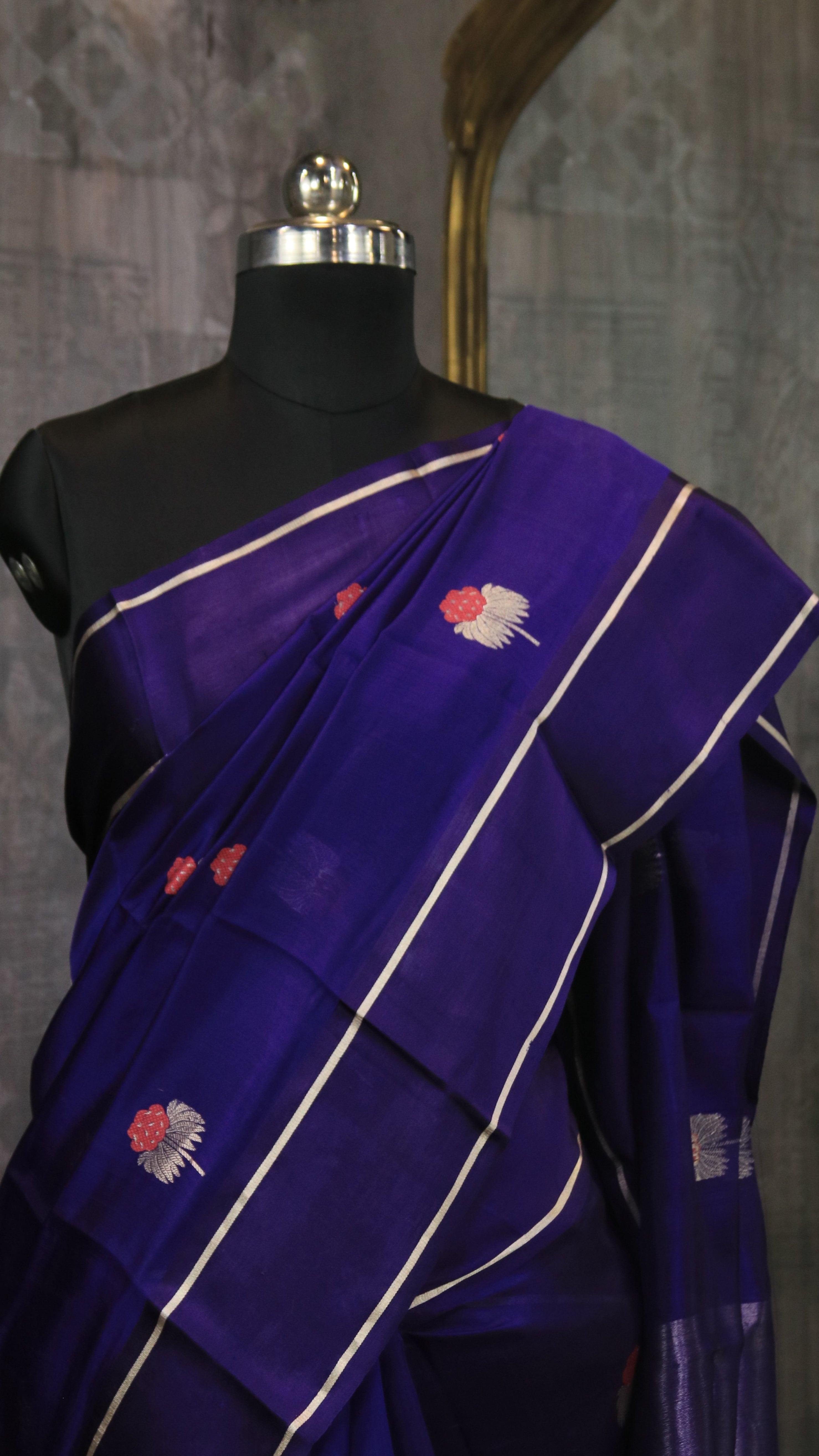 Twilight Velvet | Chanderi