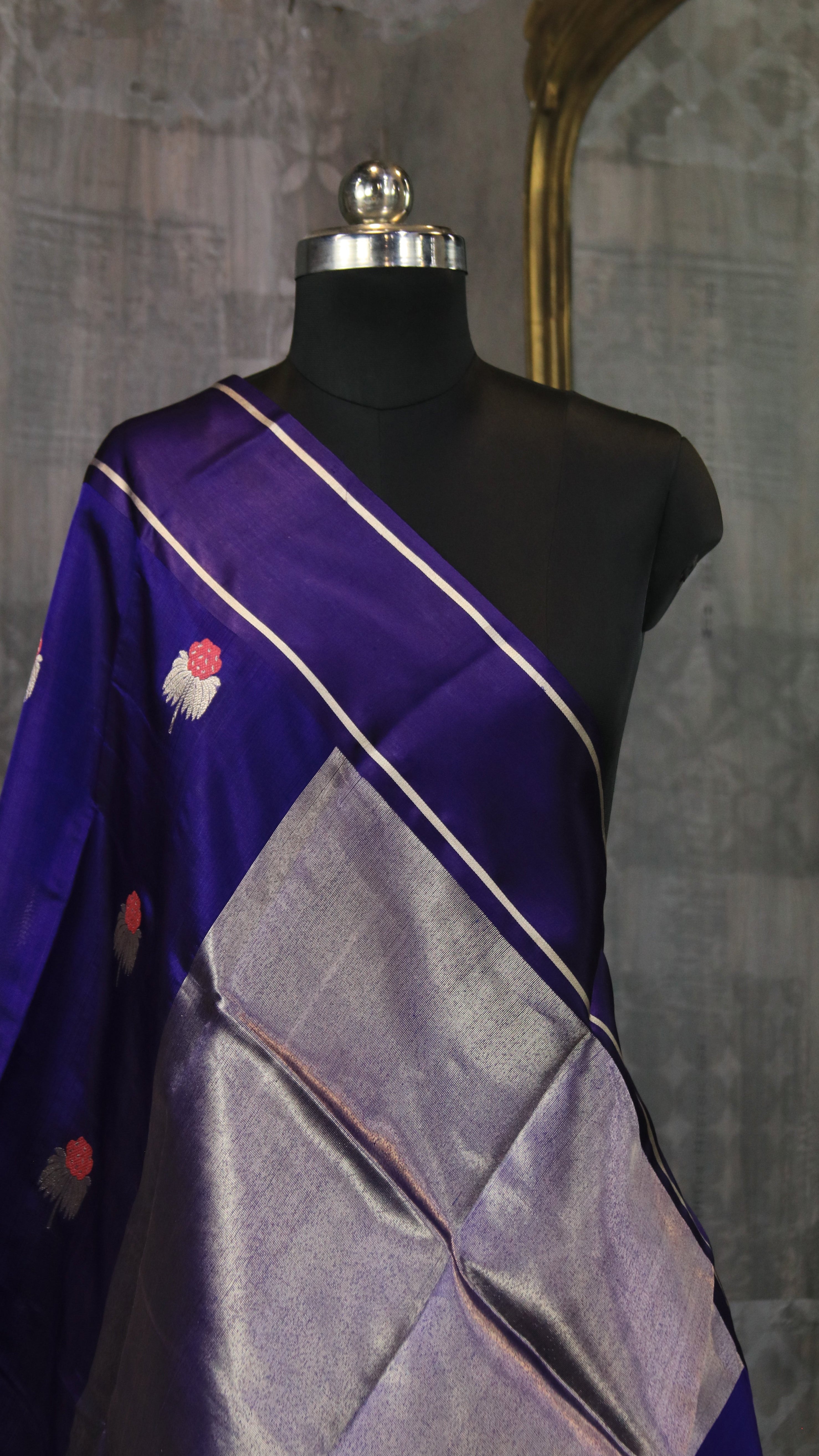 Twilight Velvet | Chanderi