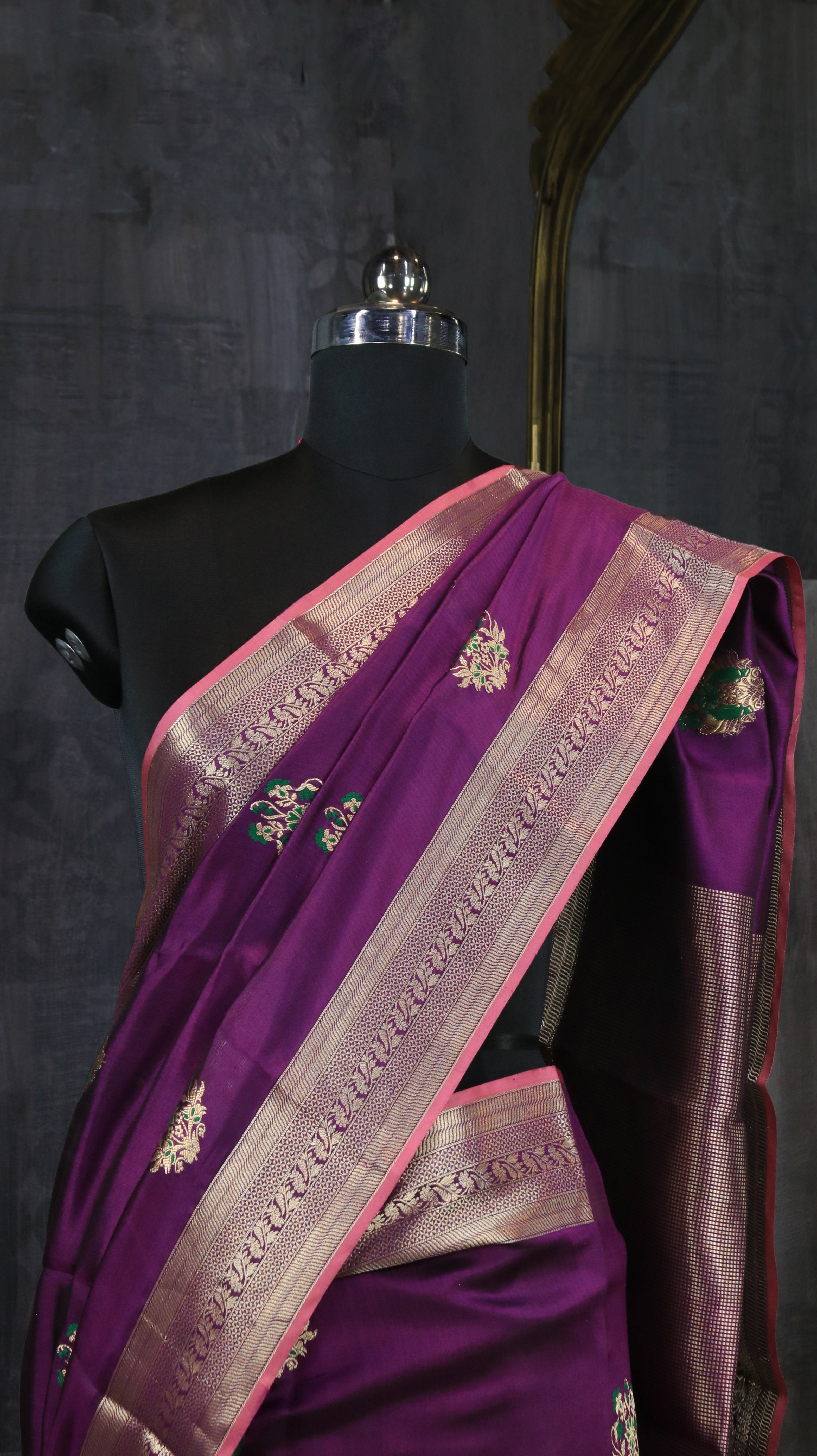 Purple Meher | Chanderi