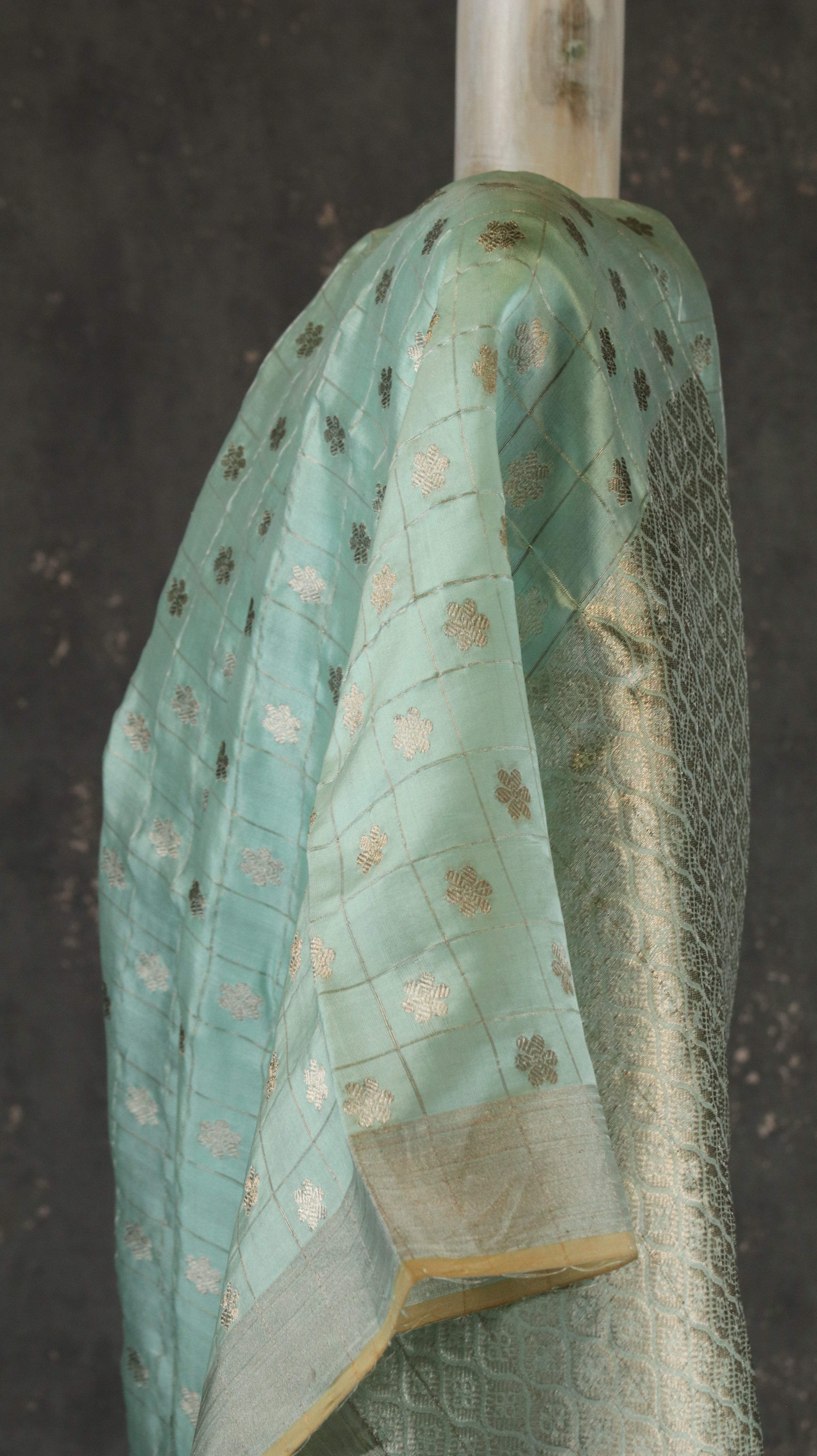 Frosted Jade | Chanderi