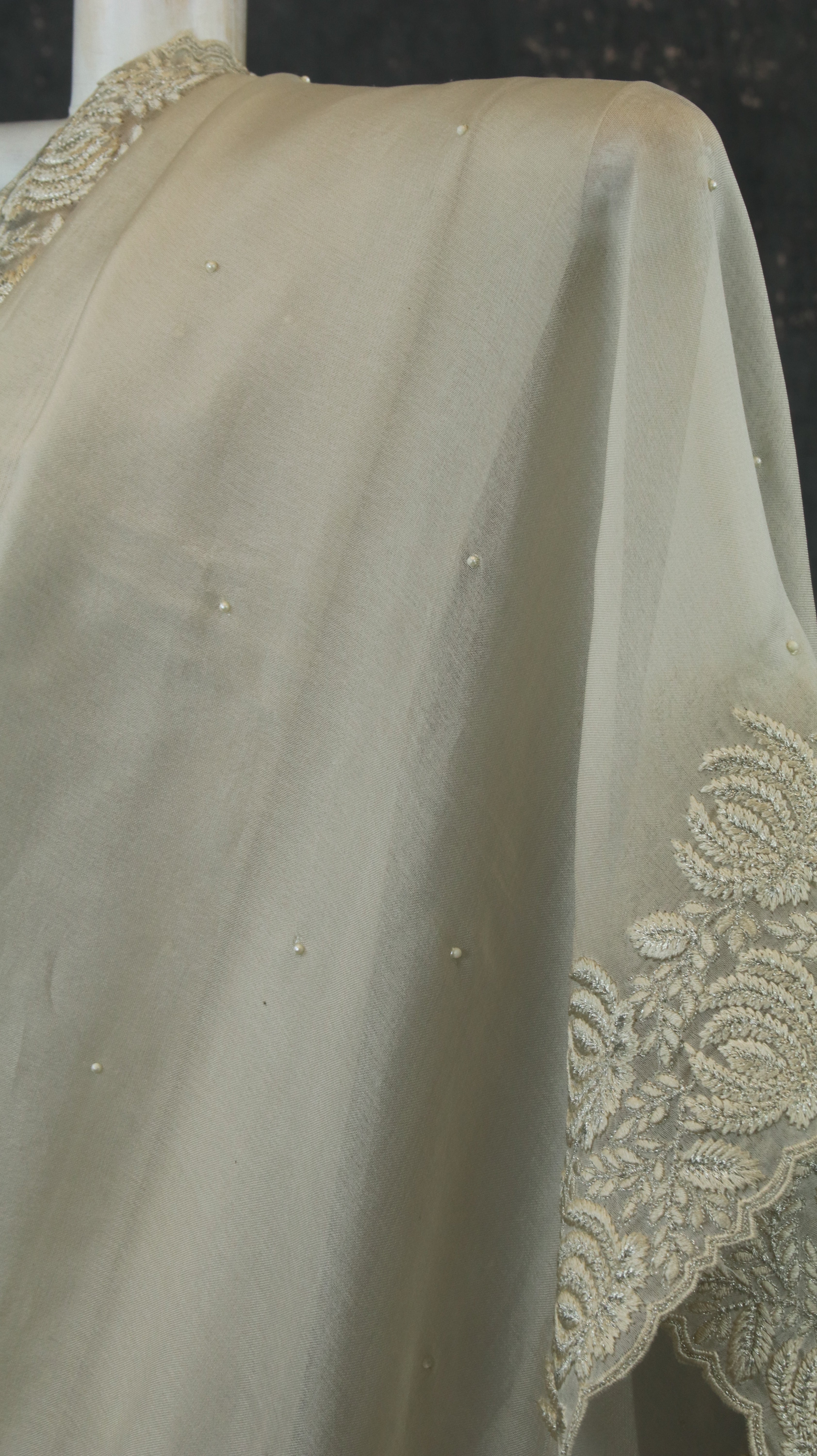 Pearl Drape | Organza