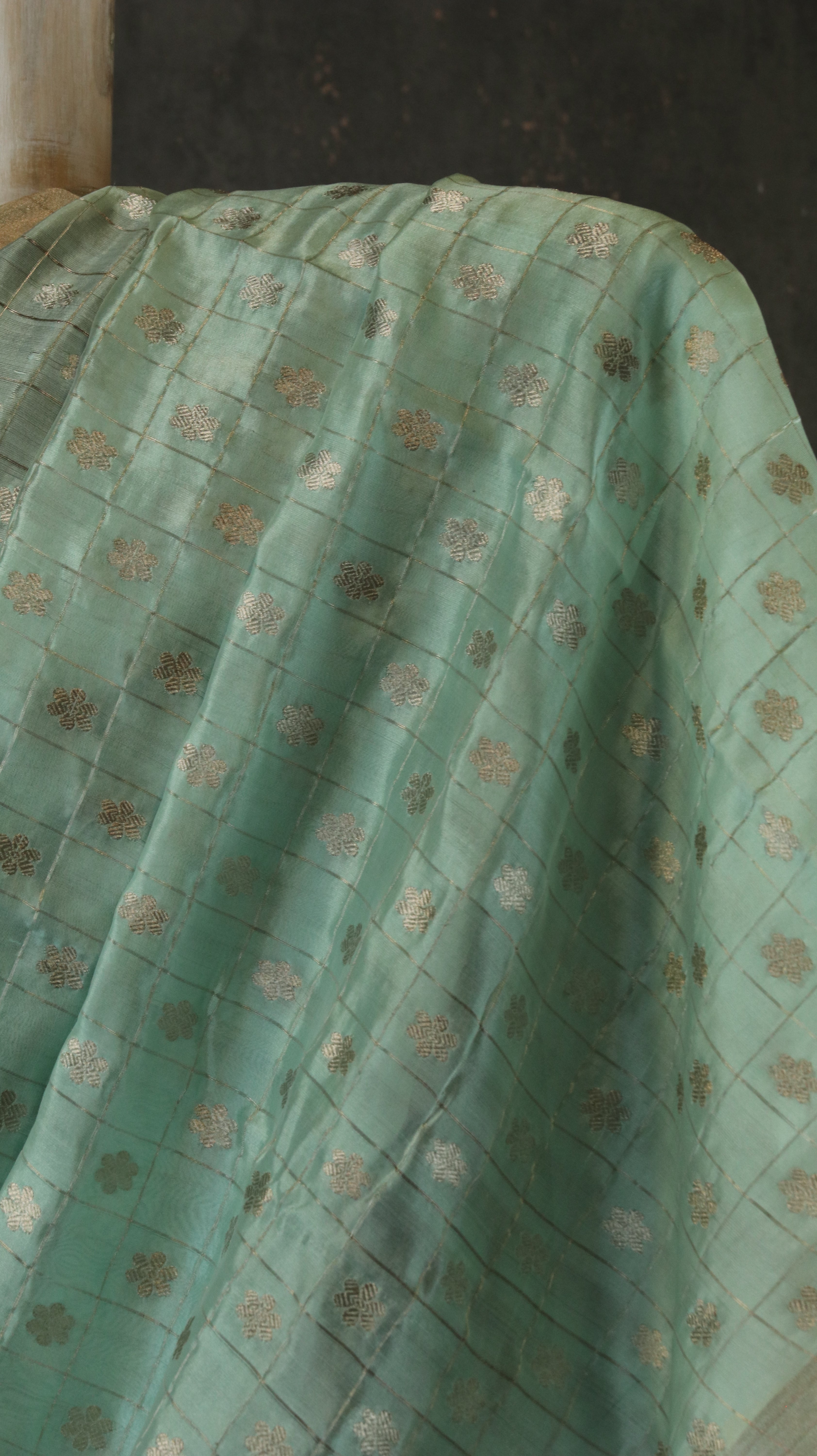 Frosted Jade | Chanderi