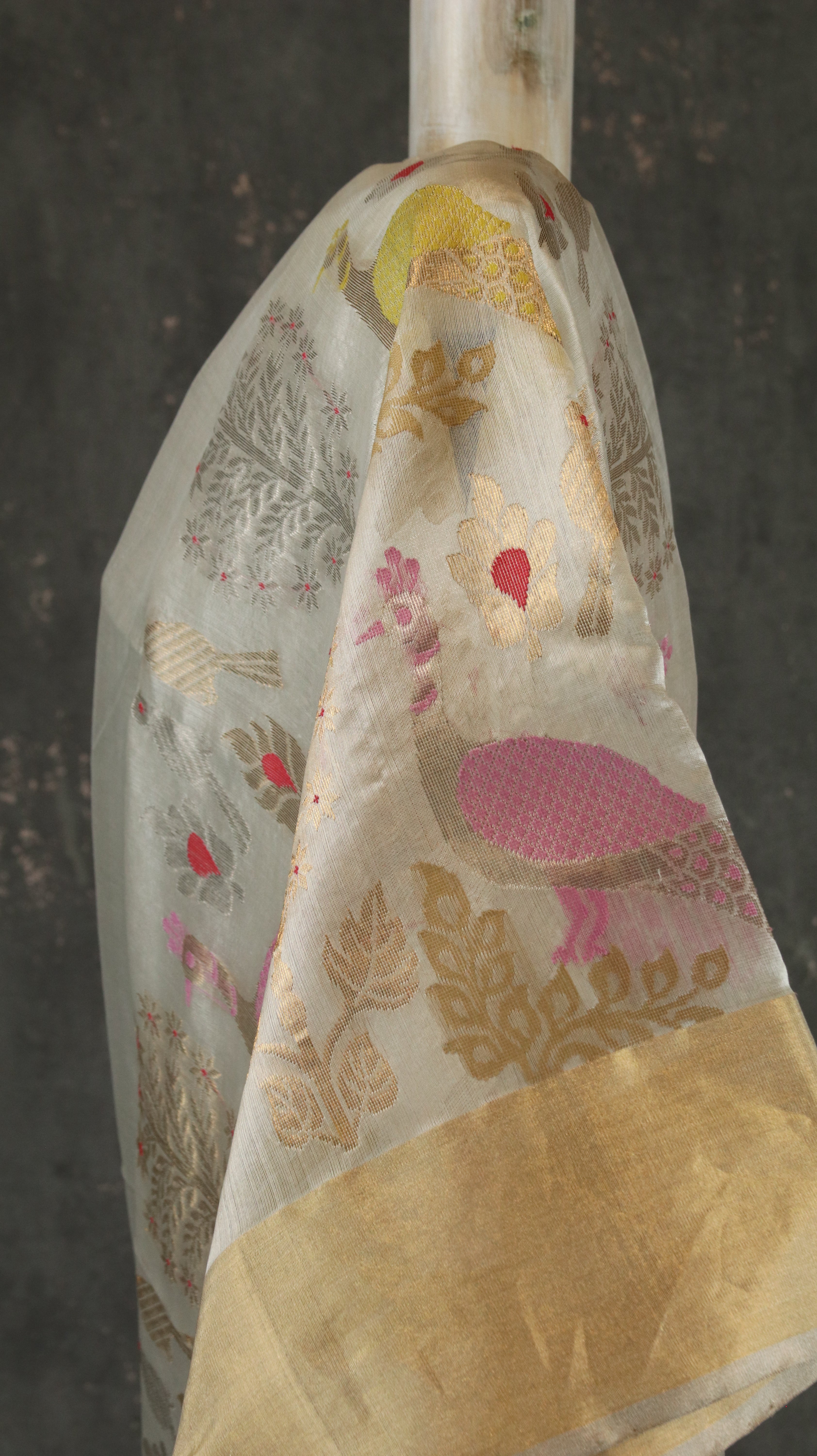 Peacock Whimsy | Chanderi