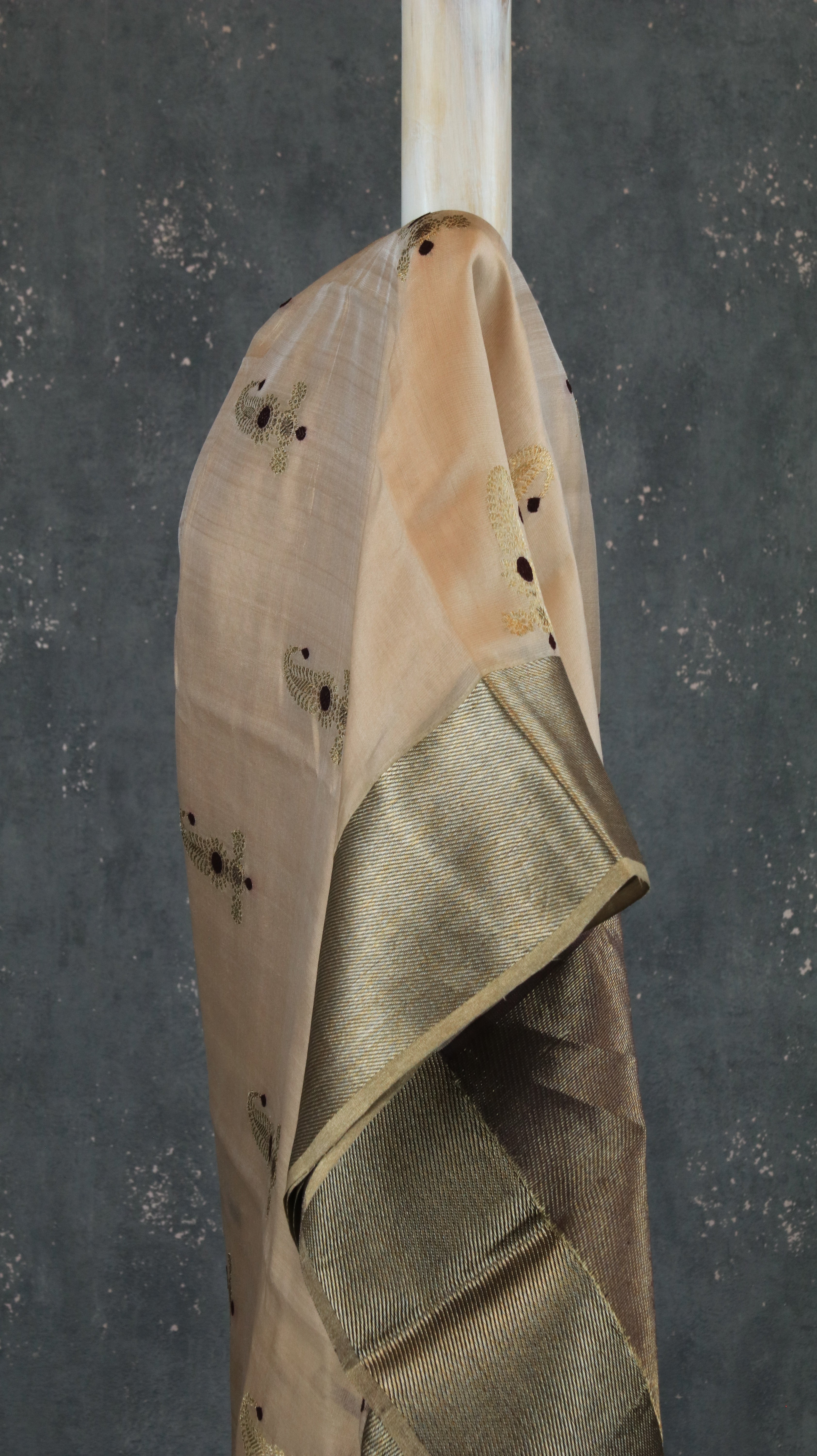 Champagne Dusk | Chanderi