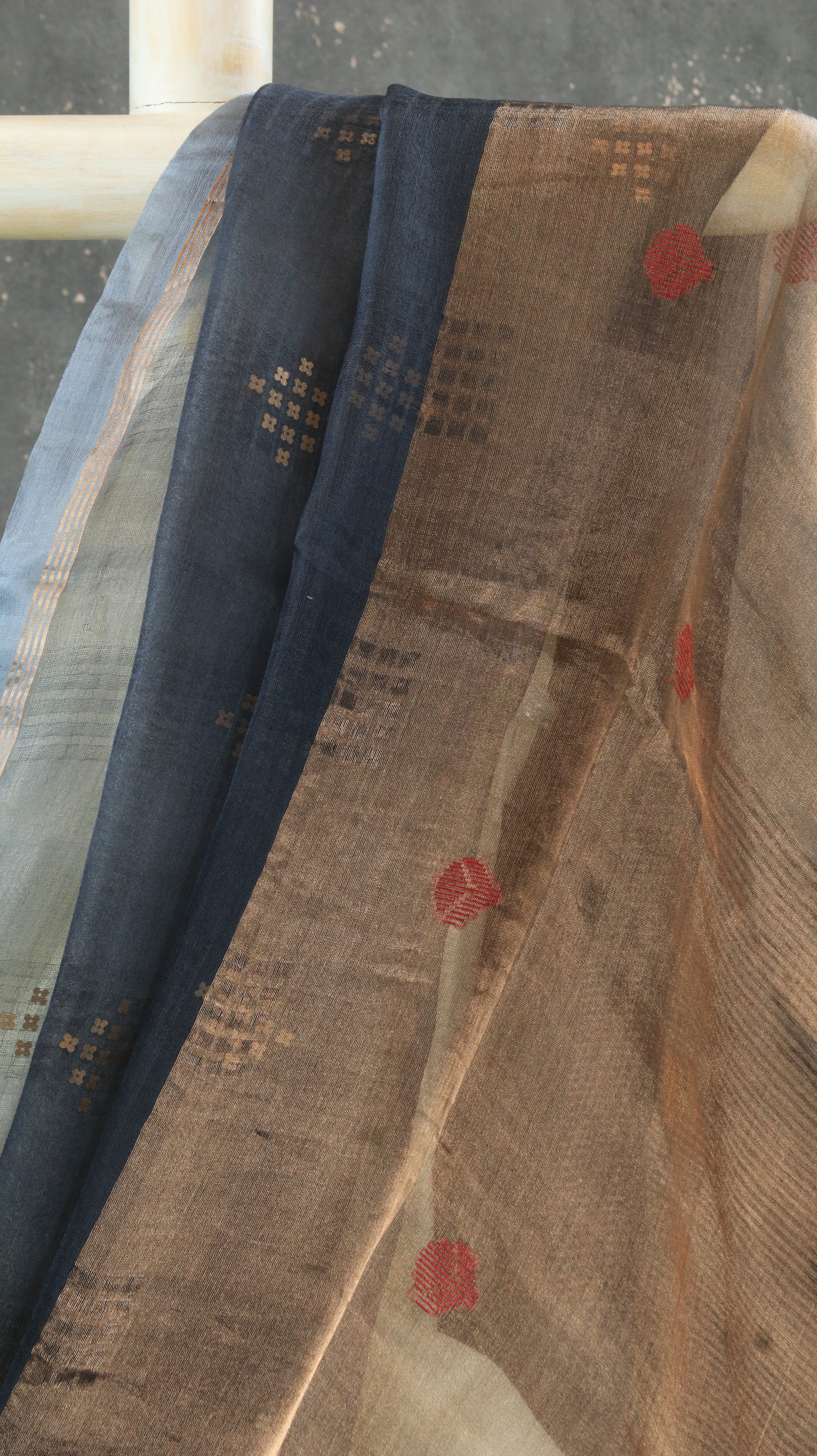 Rust & Night | Jamdani