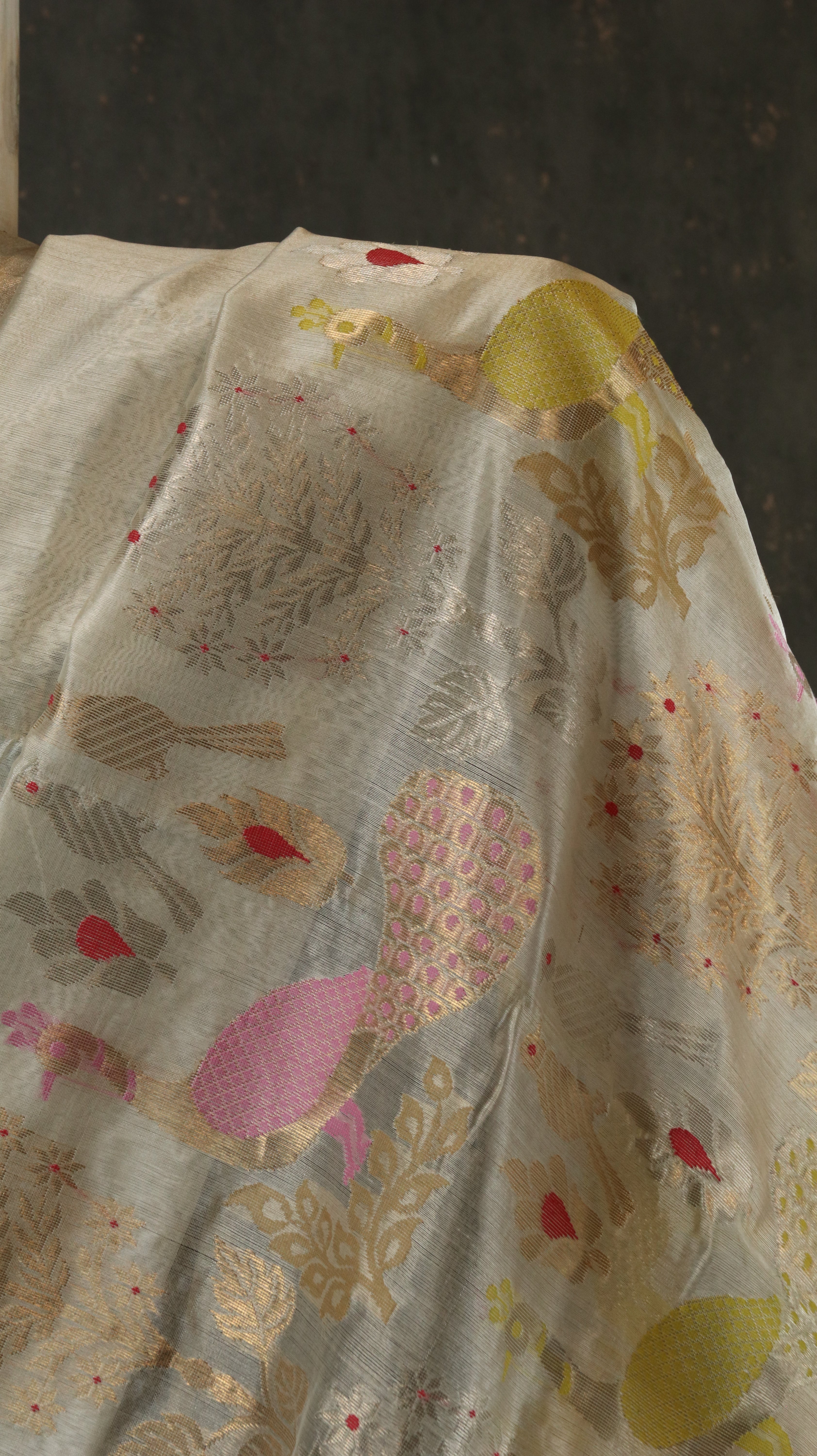 Peacock Whimsy | Chanderi
