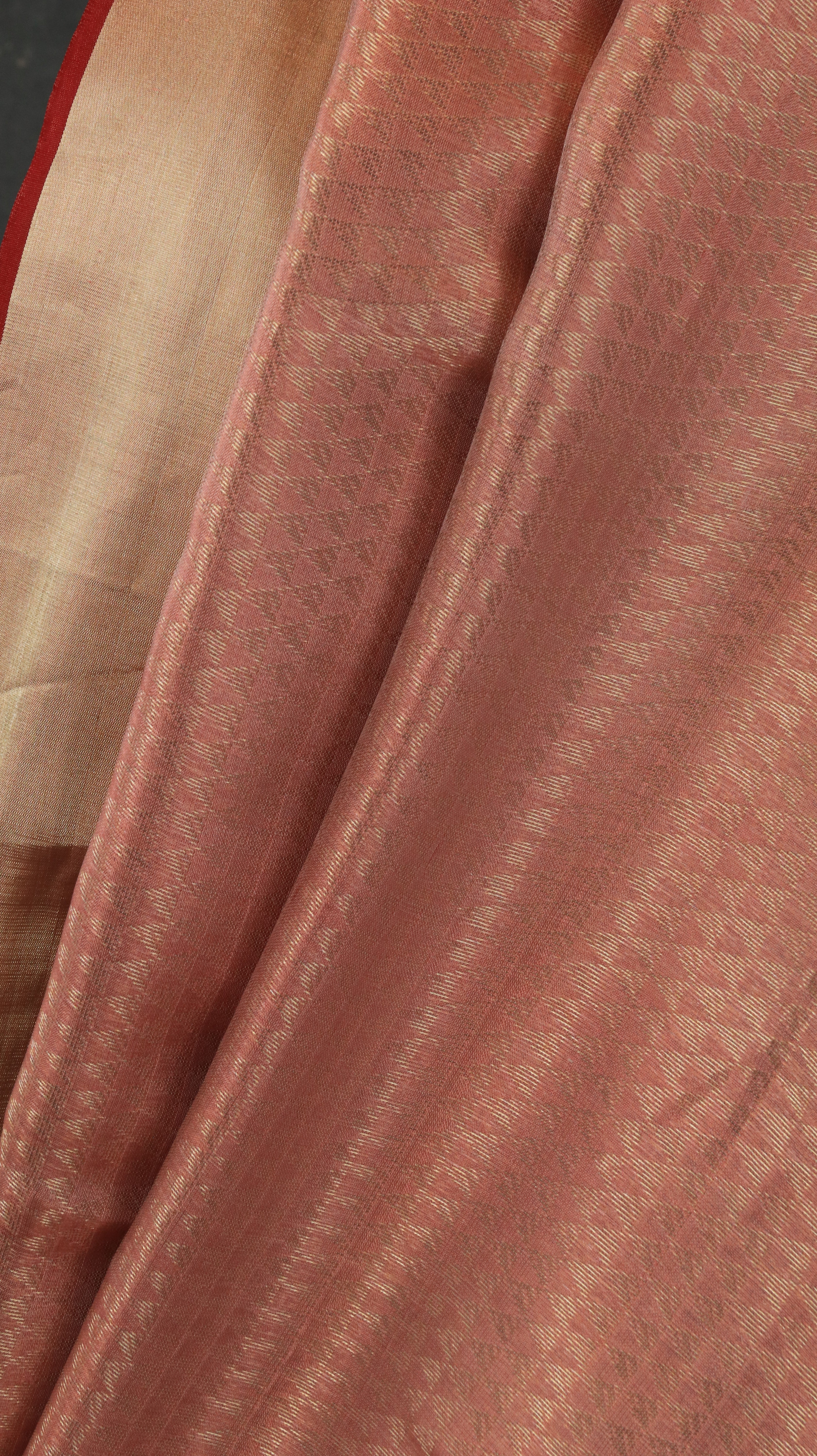 Peach Reverie | Chanderi