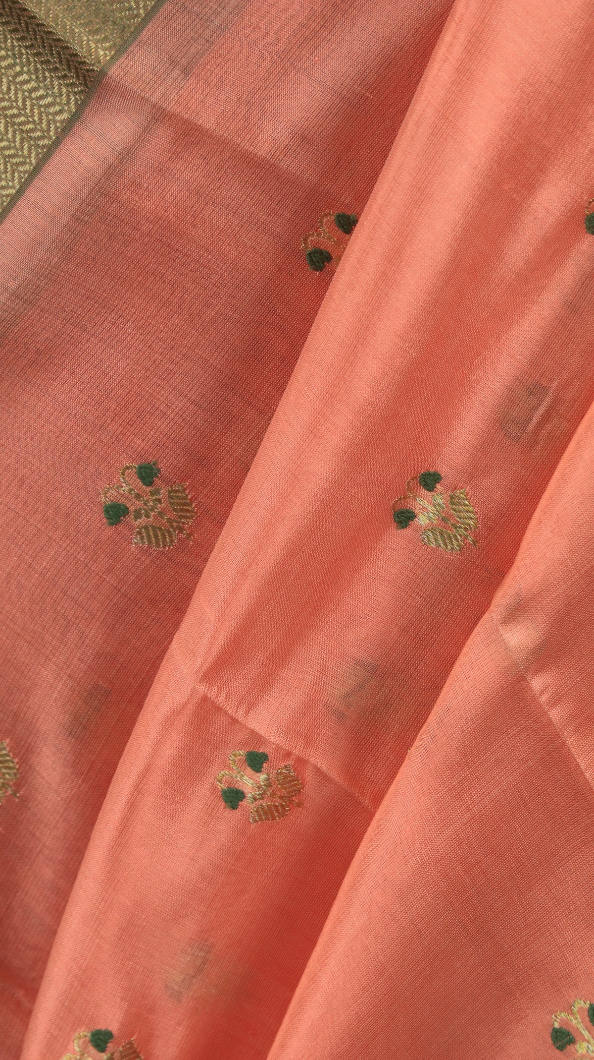 Peach Aura | Chanderi