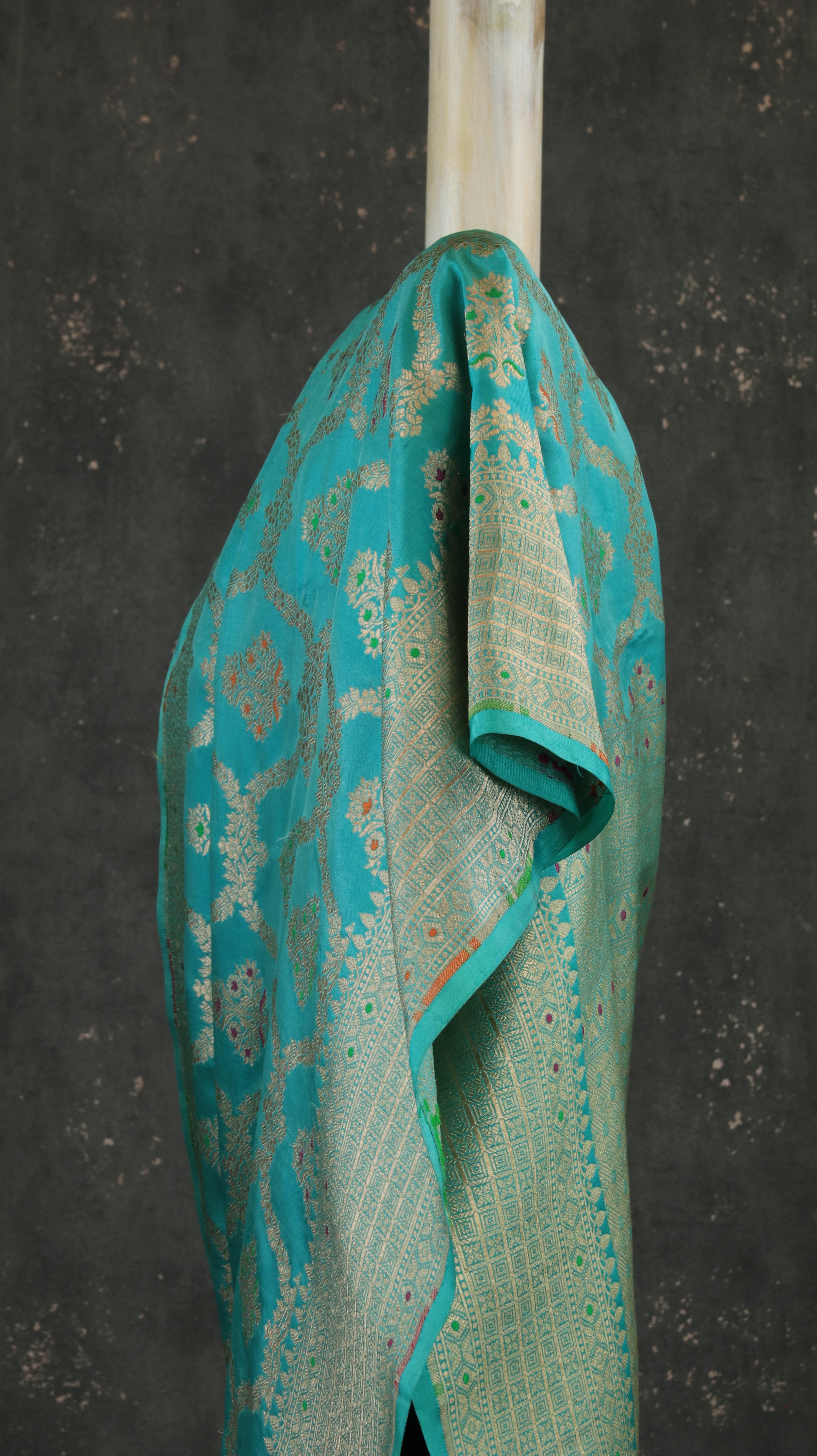 Turquoise Tapestry | Banarasi