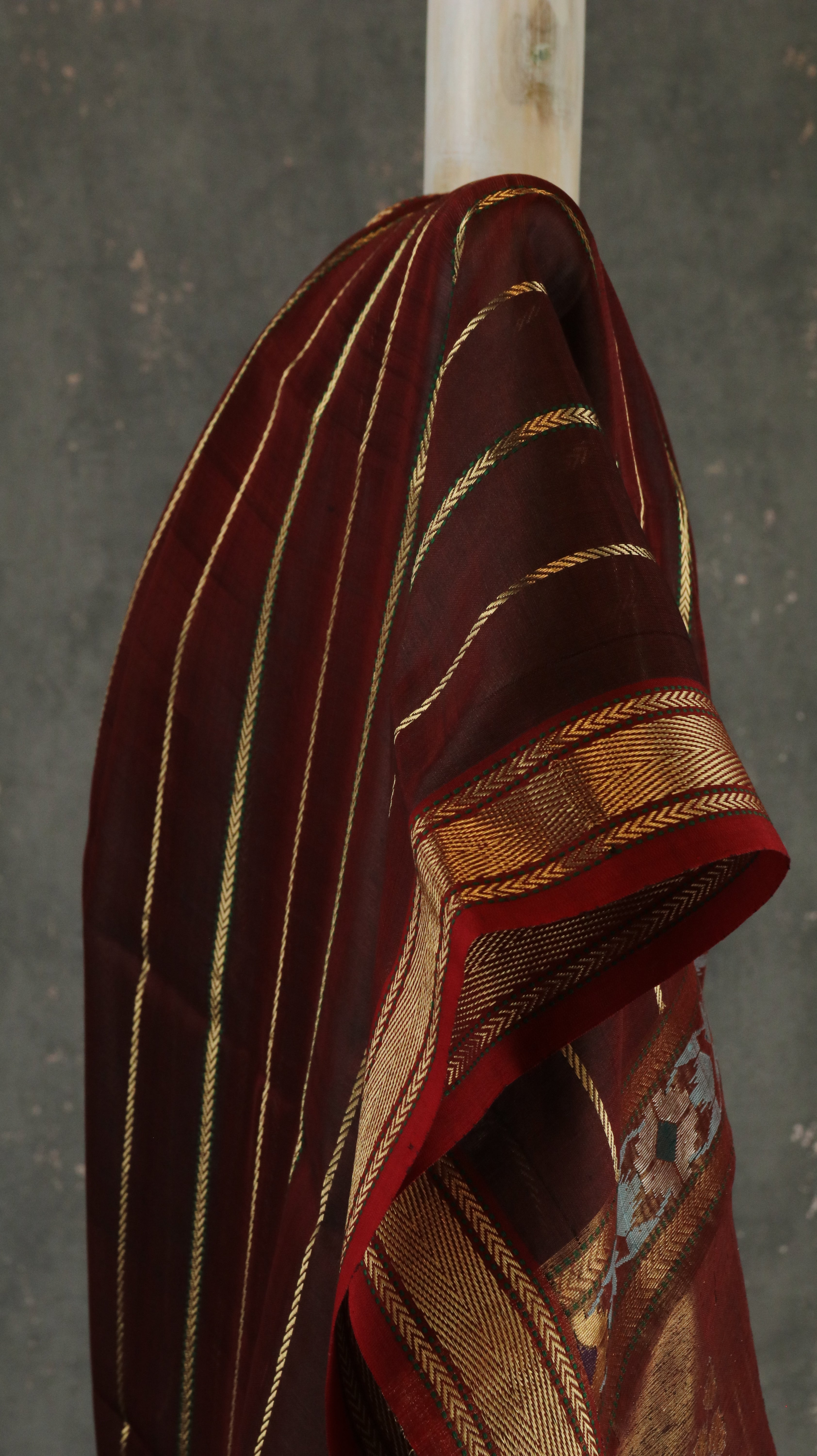 Vintage Garnet | Chanderi