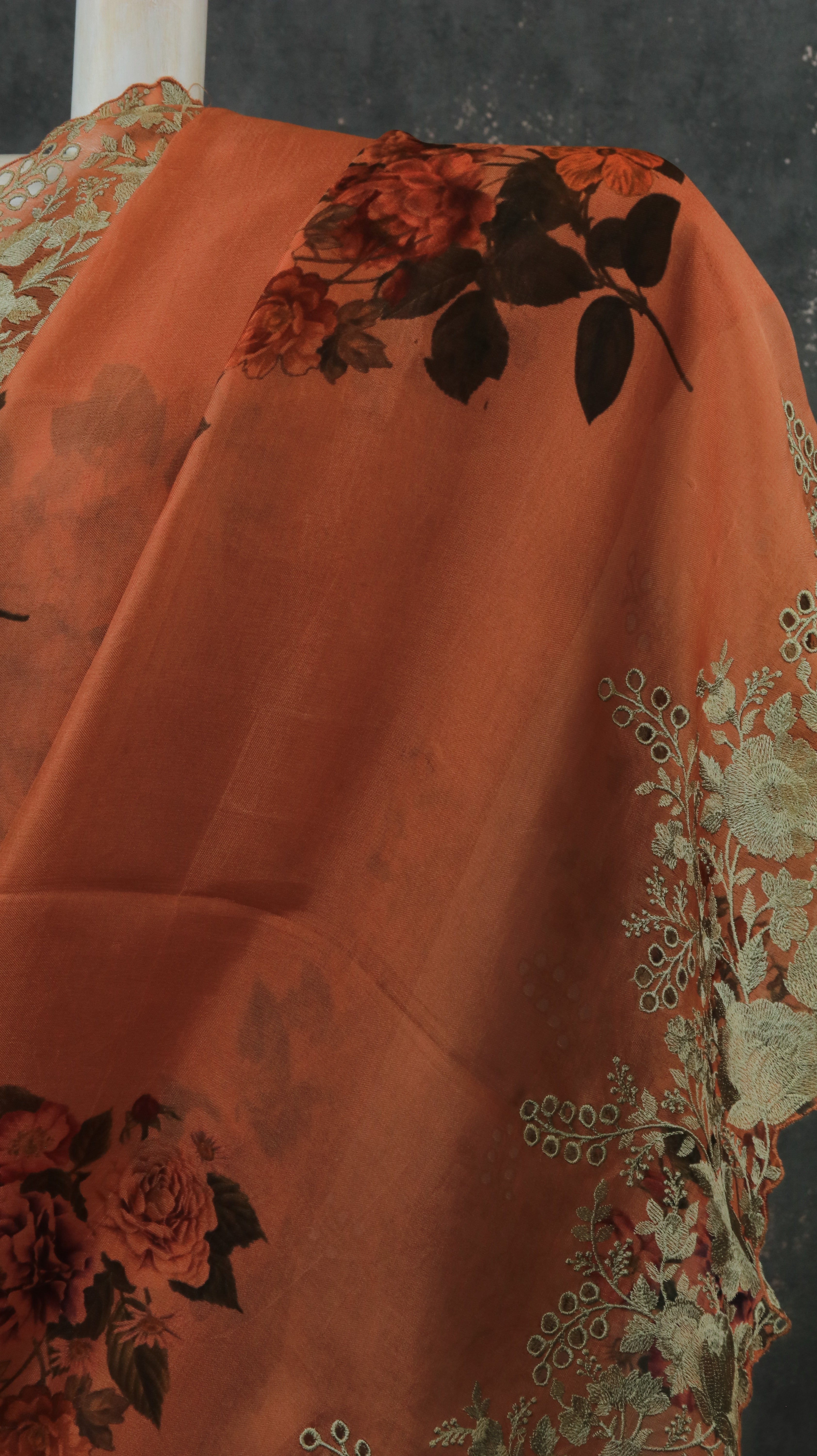 Earthen Zari | Organza