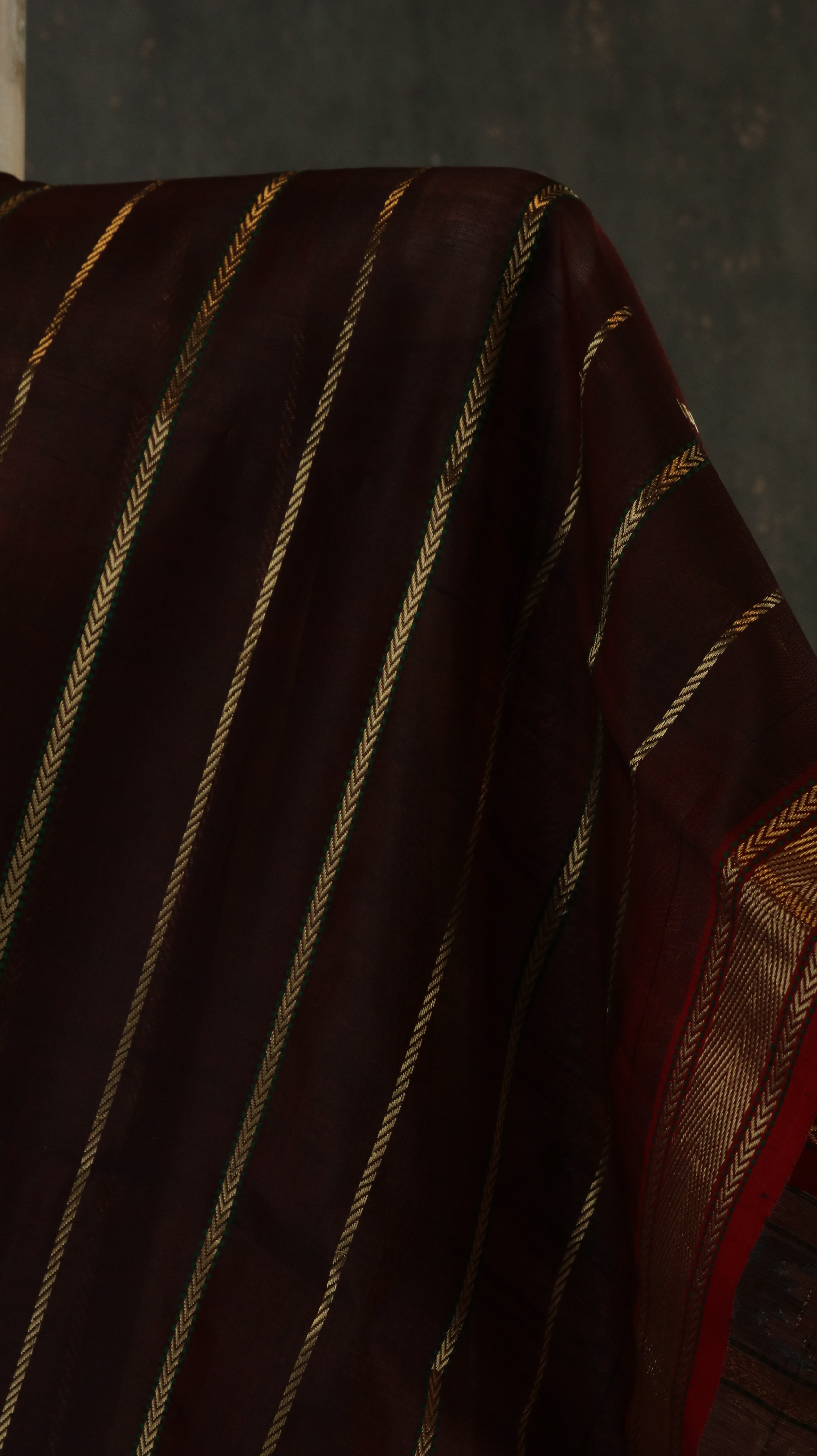 Vintage Garnet | Chanderi