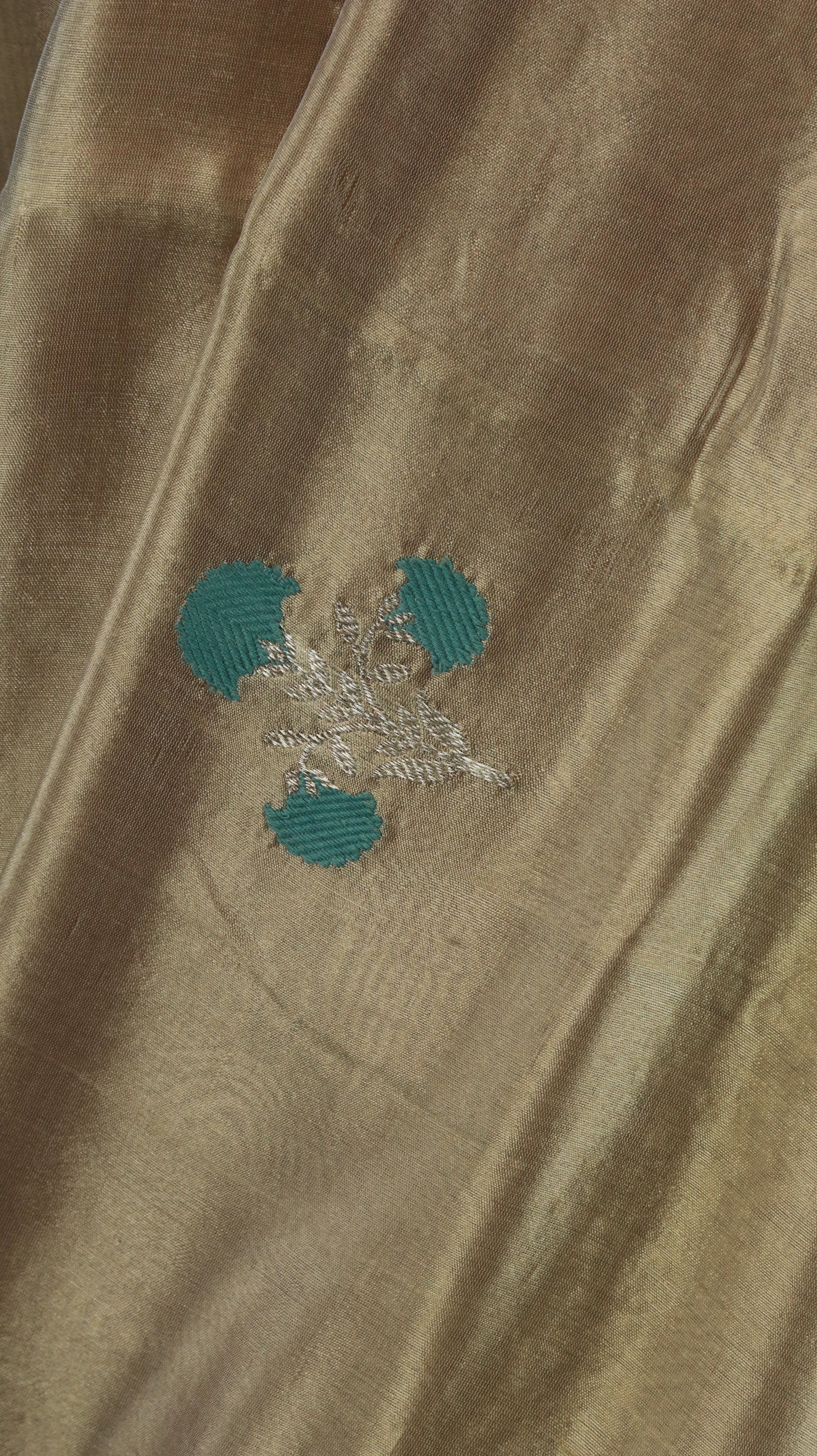 Teal Whisper | Chanderi