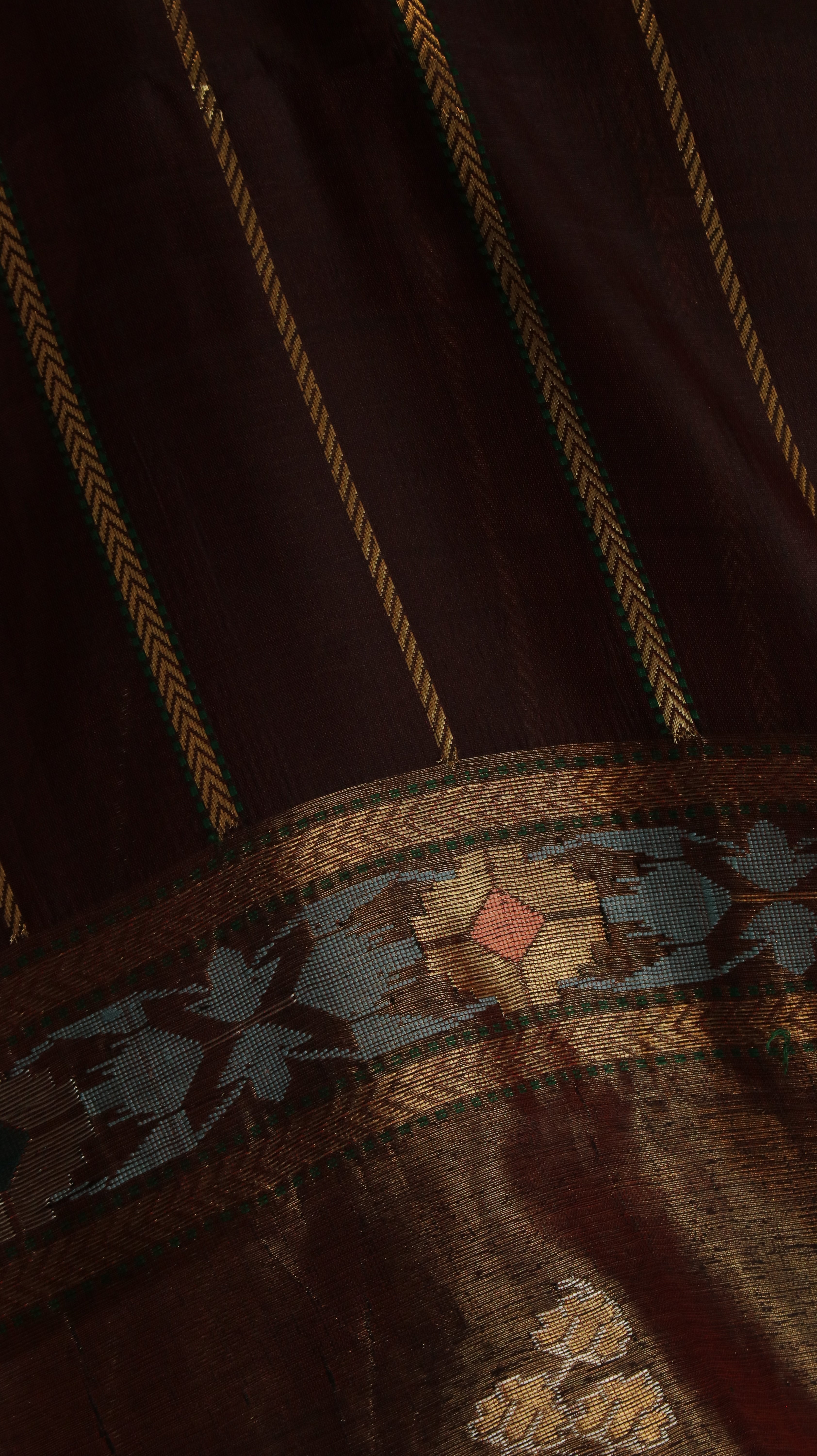 Vintage Garnet | Chanderi