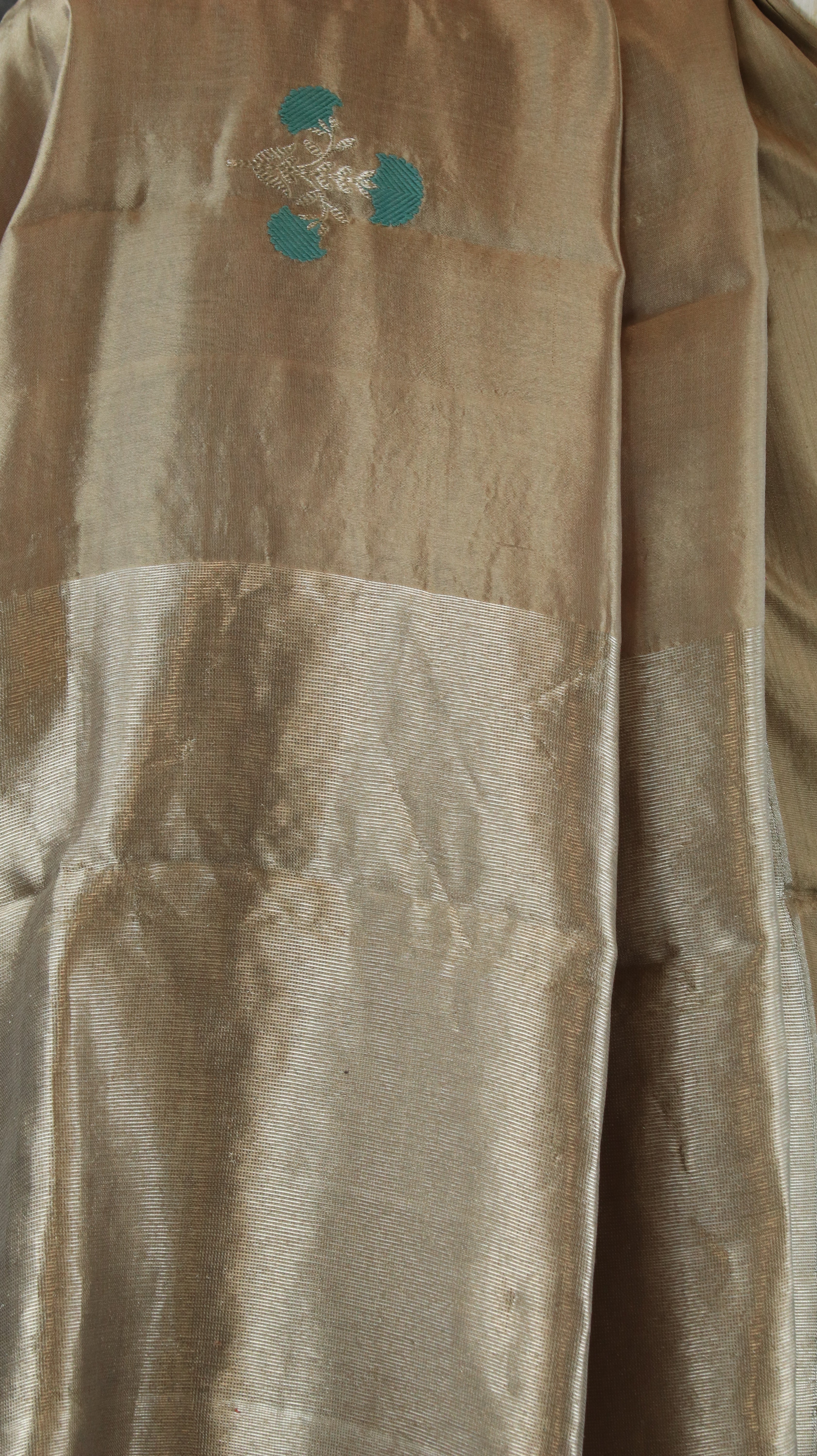 Teal Whisper | Chanderi