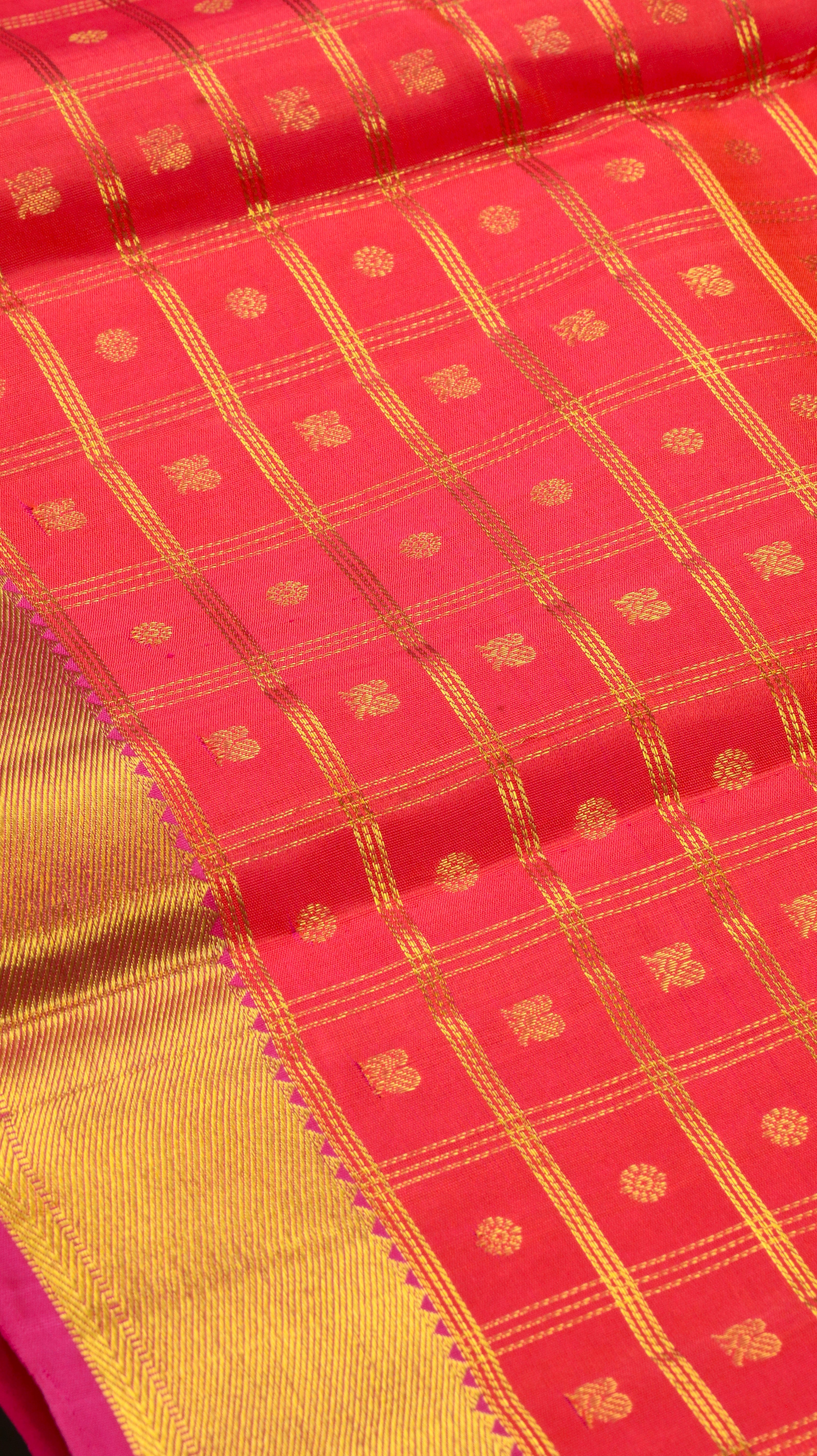 Red Ember Weave | Kanjivaram