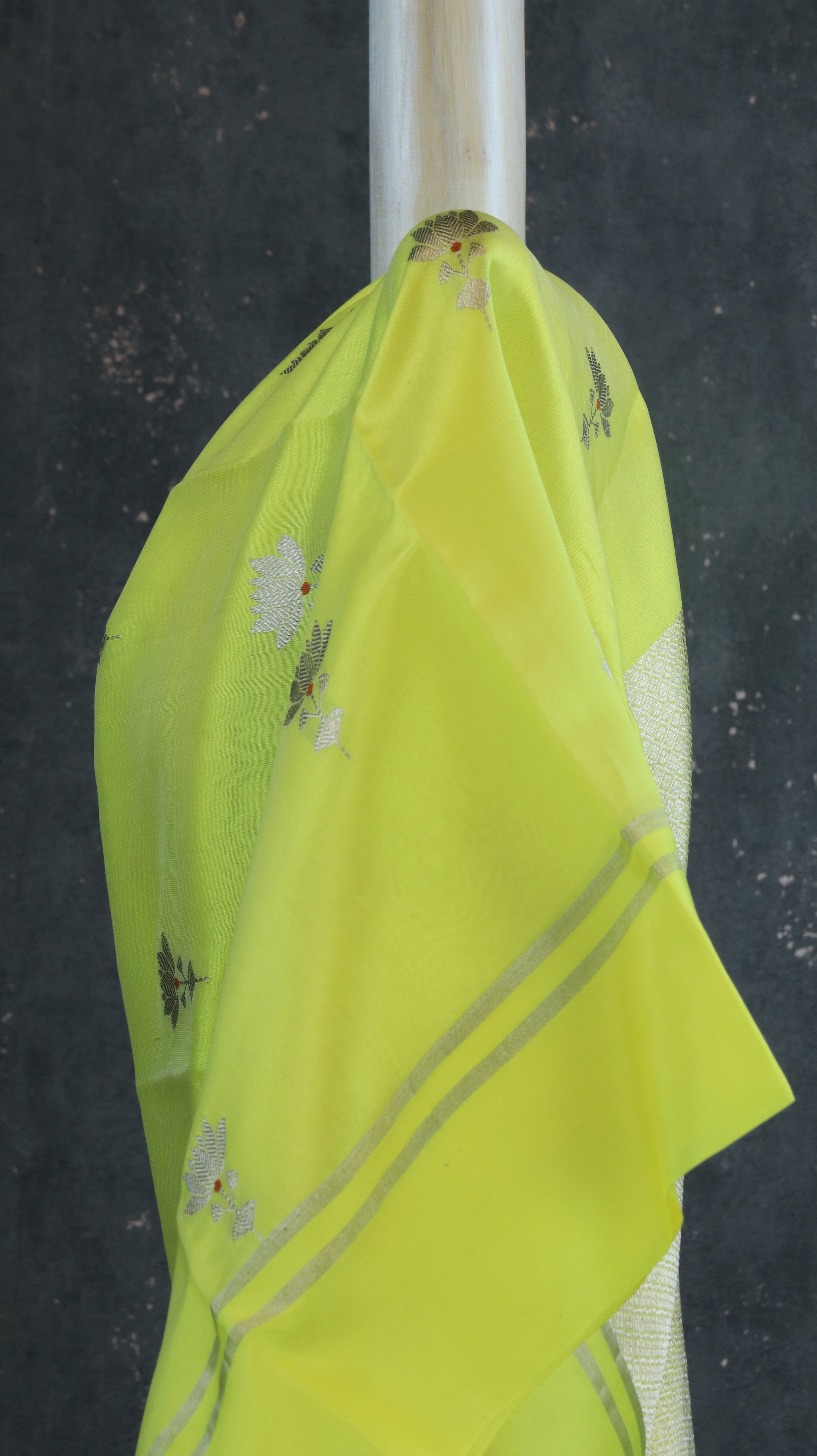 Lime Serenade | Chanderi