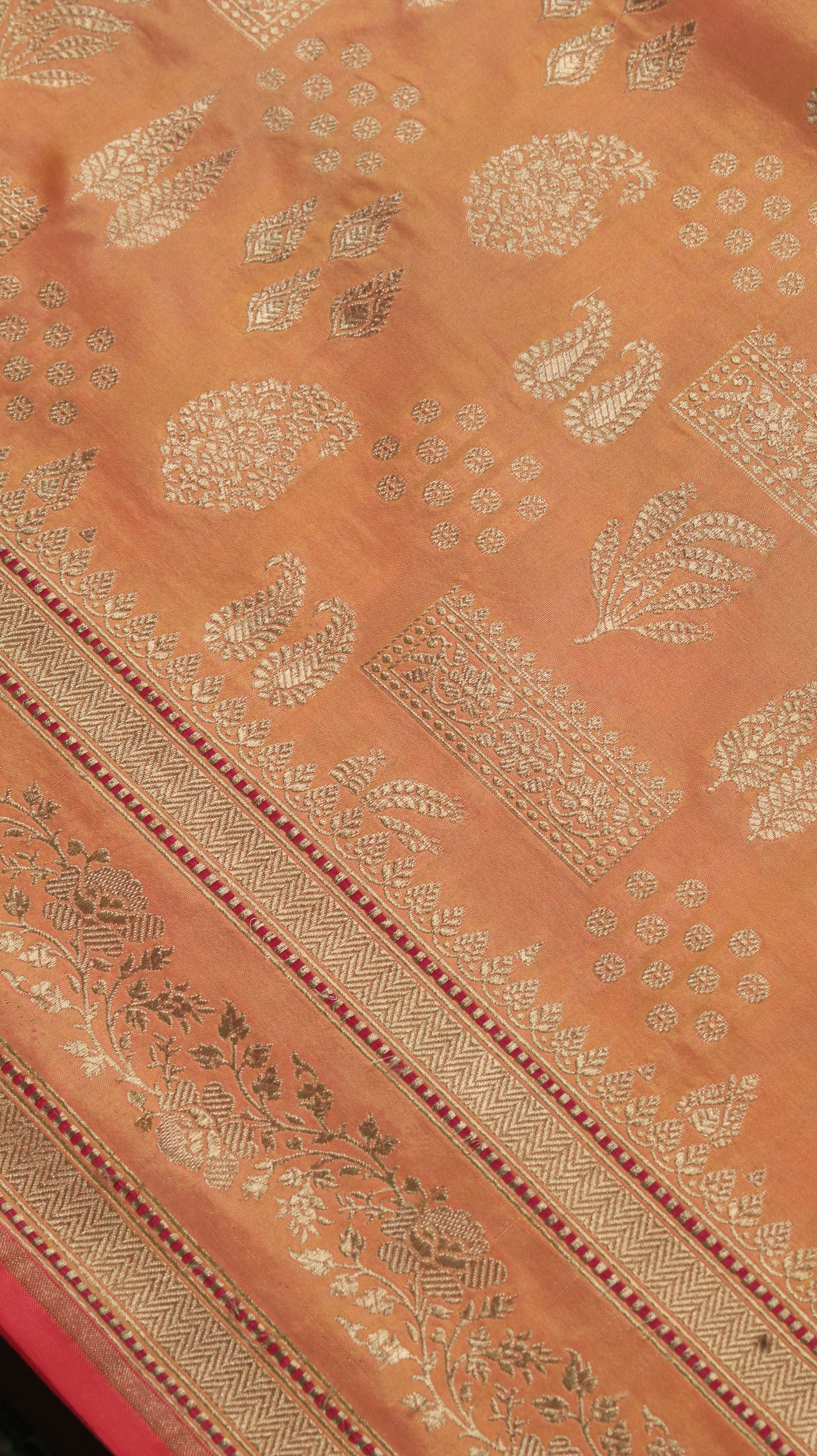 Peach Lumiere | Banarasi