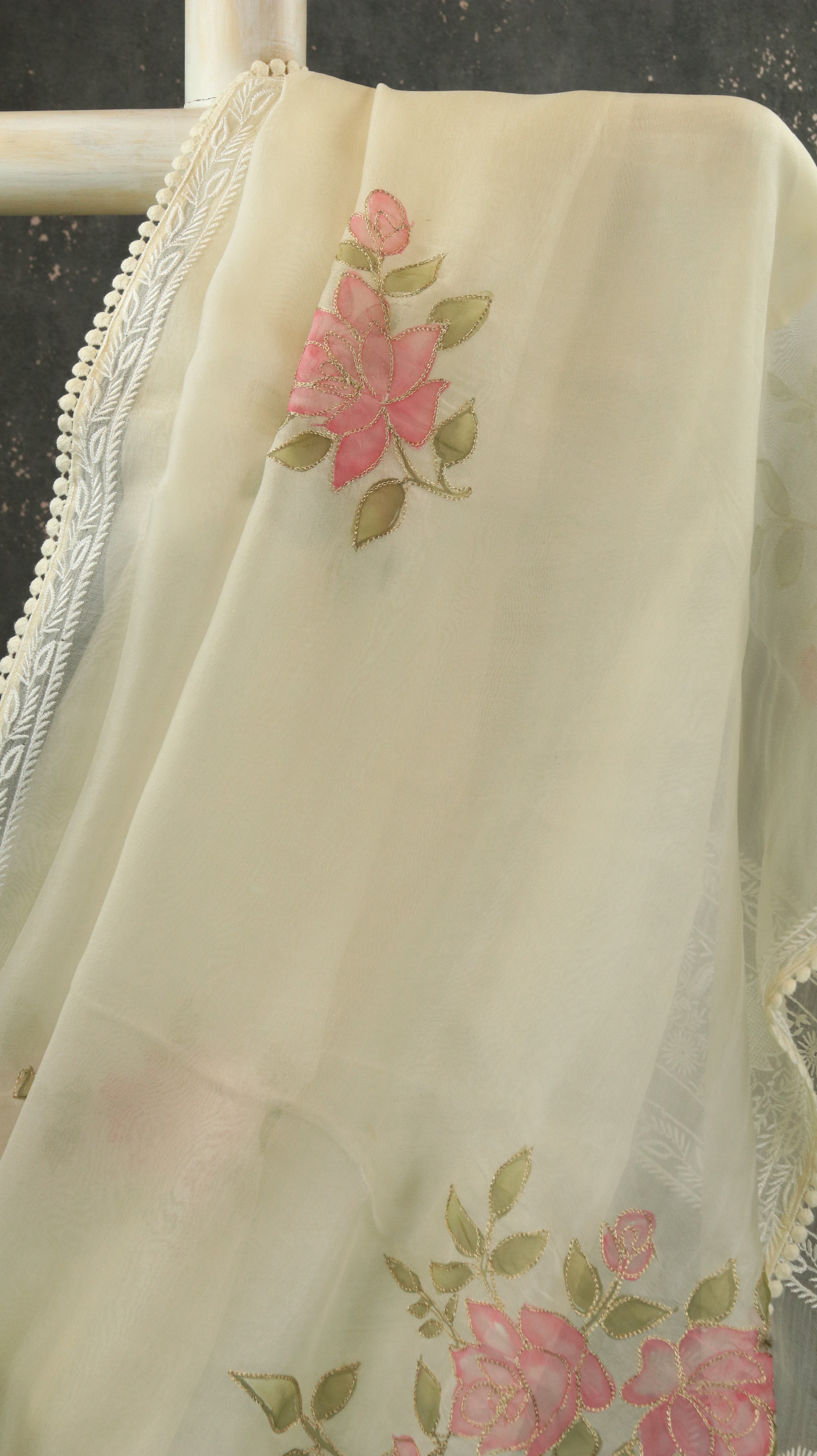 Ivory Blossom | Organza