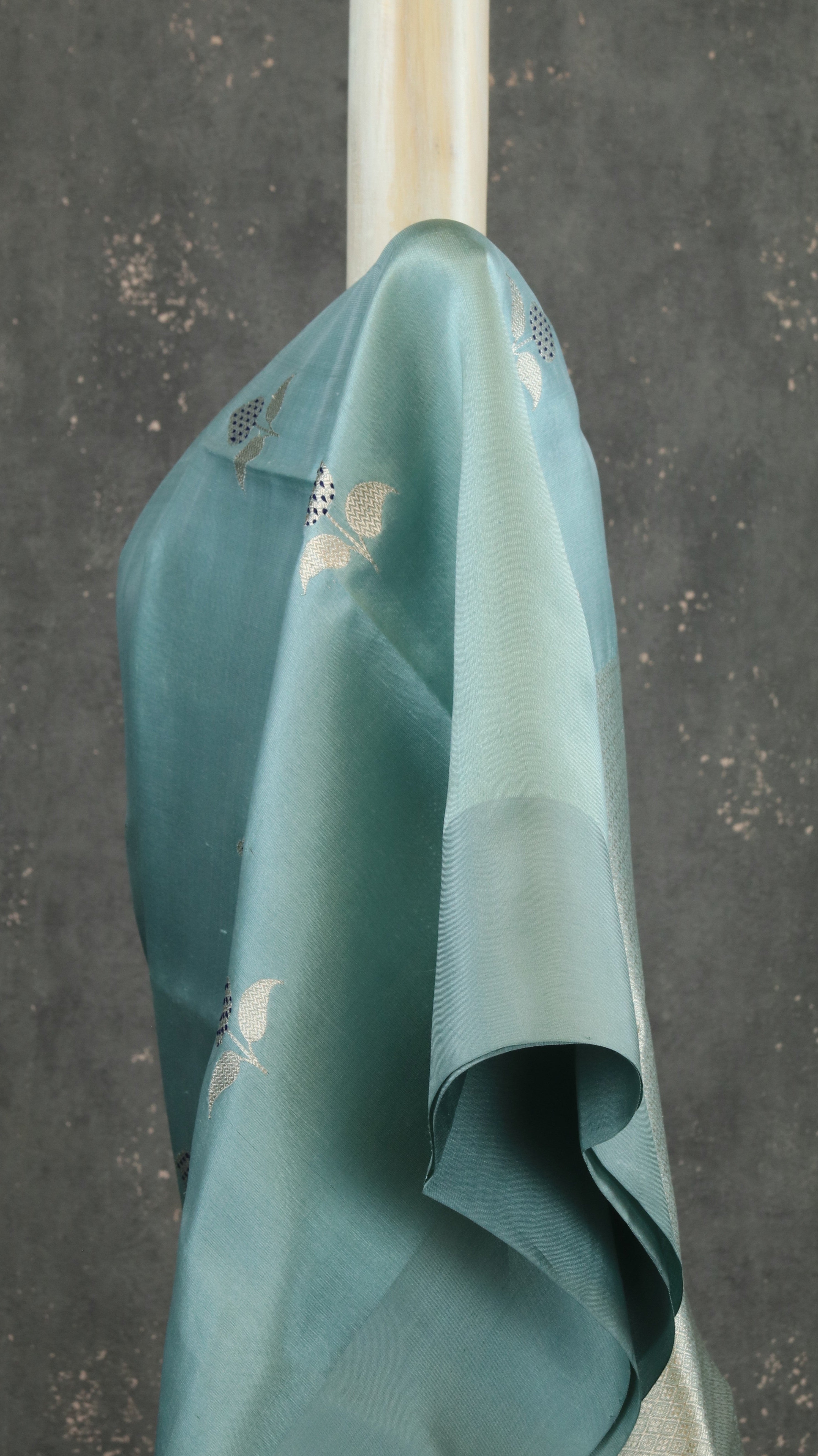 Teal Breeze |Chanderi