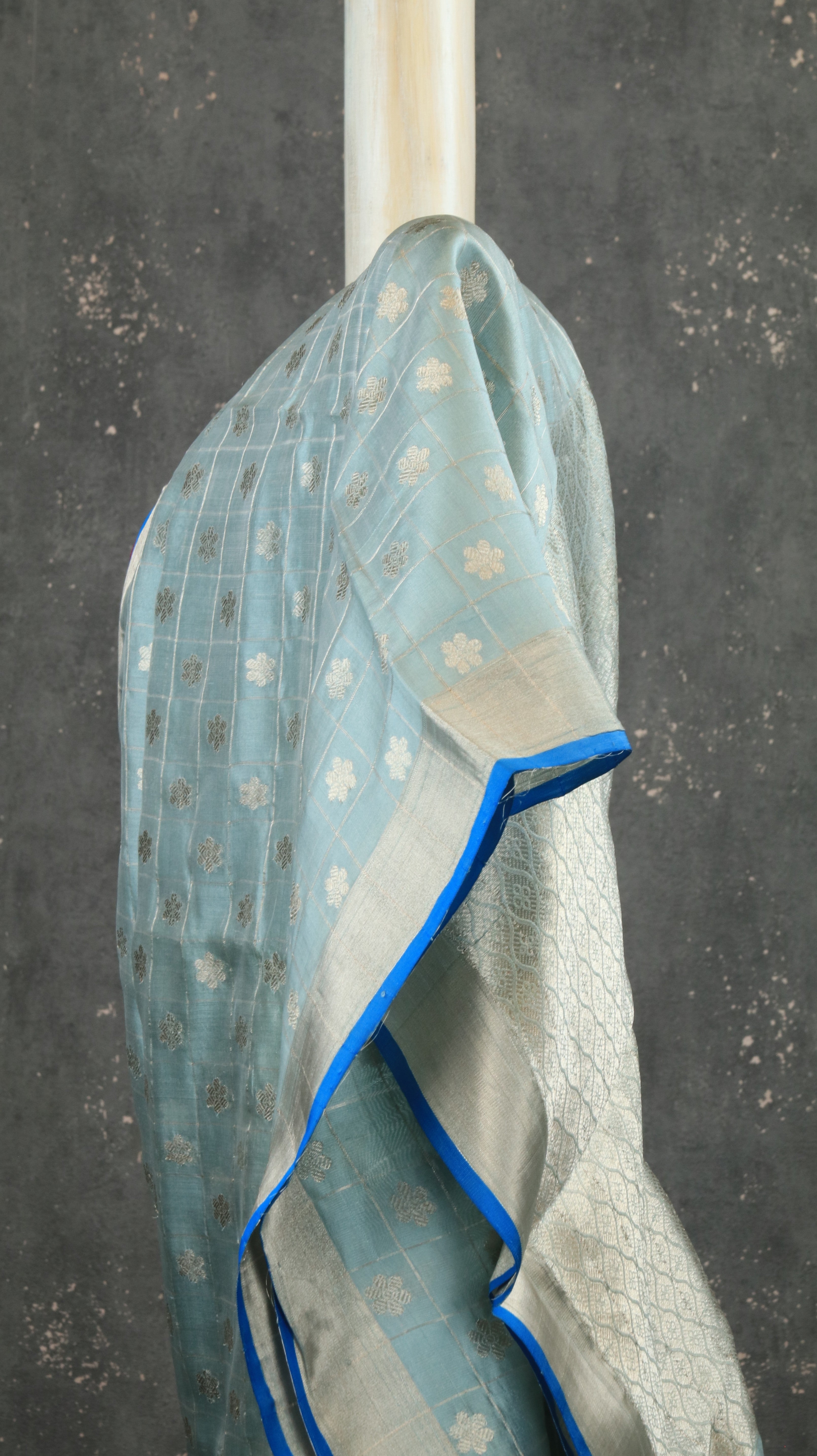 Silver Glacier |Chanderi