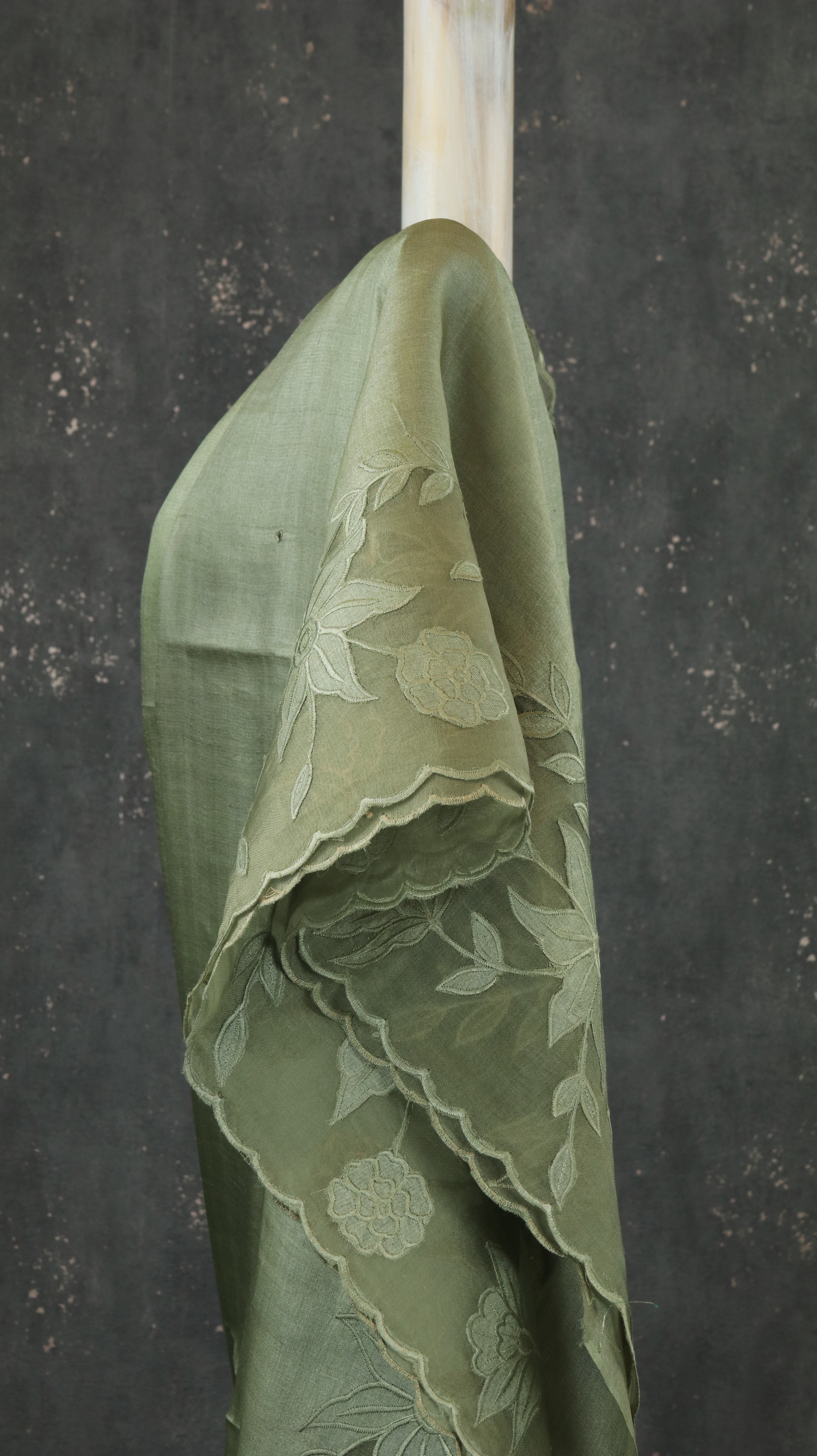 Olive Mist | Tussar