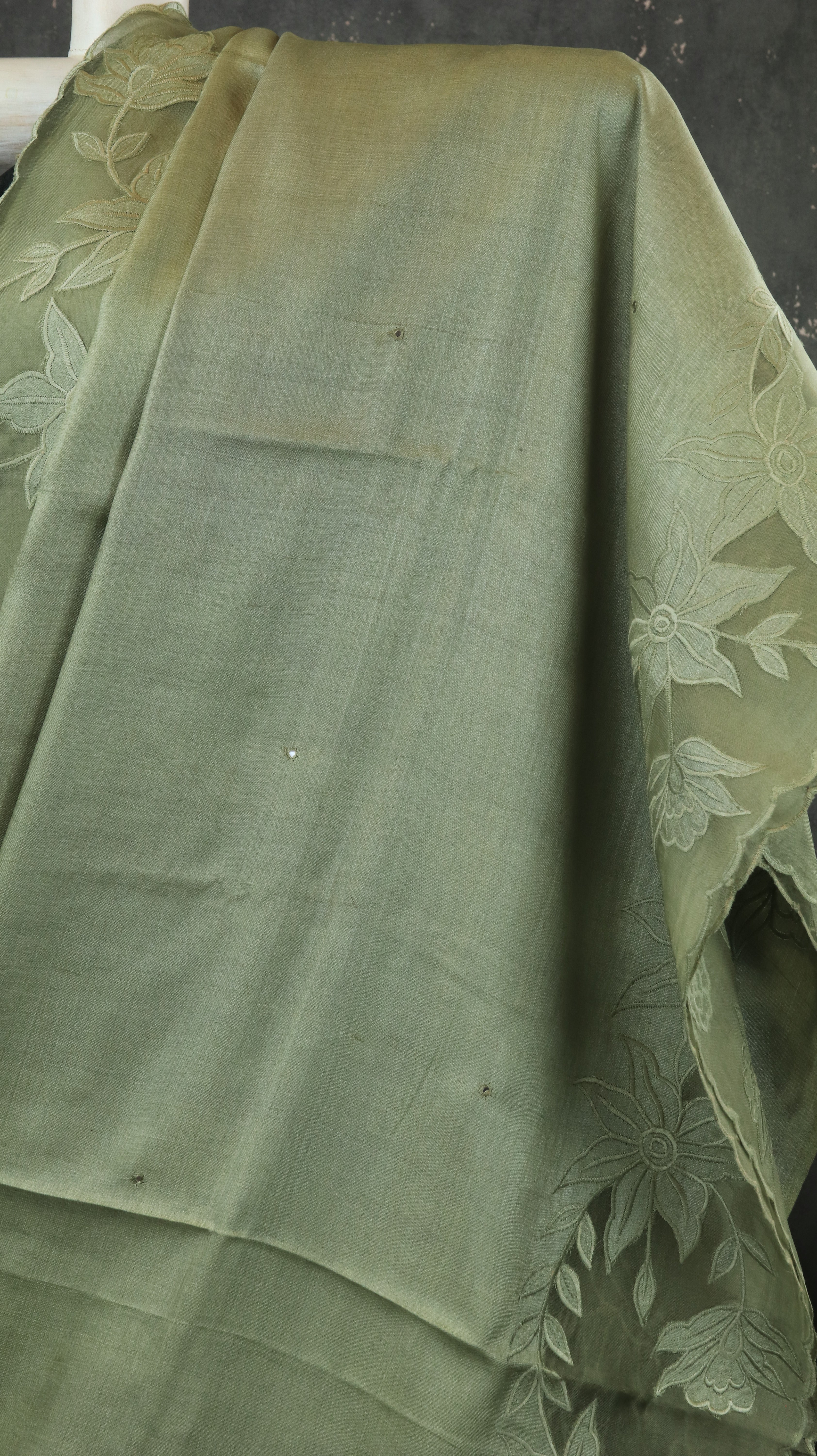 Olive Mist | Tussar