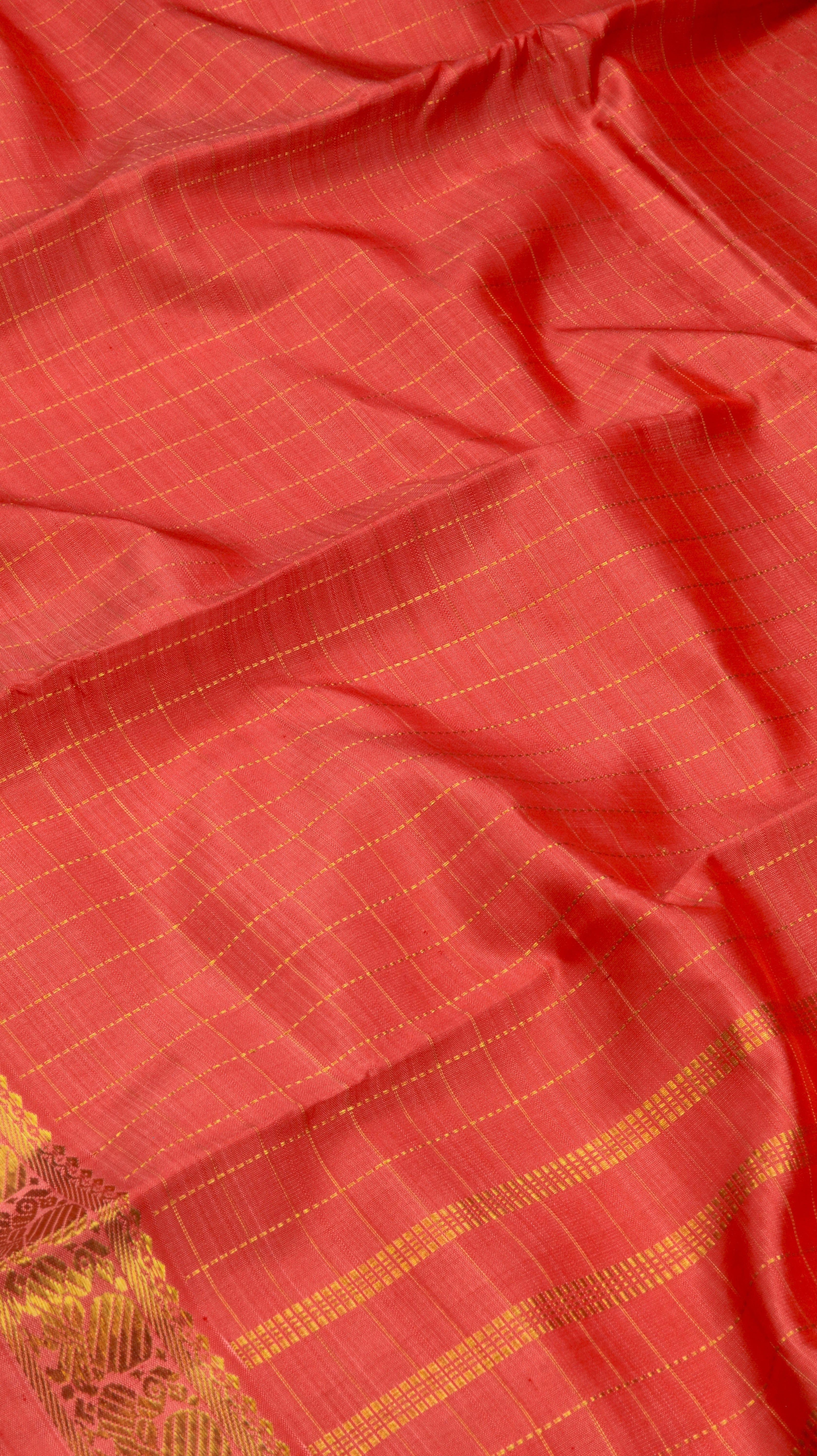 Coral Loom | Kanjivaram