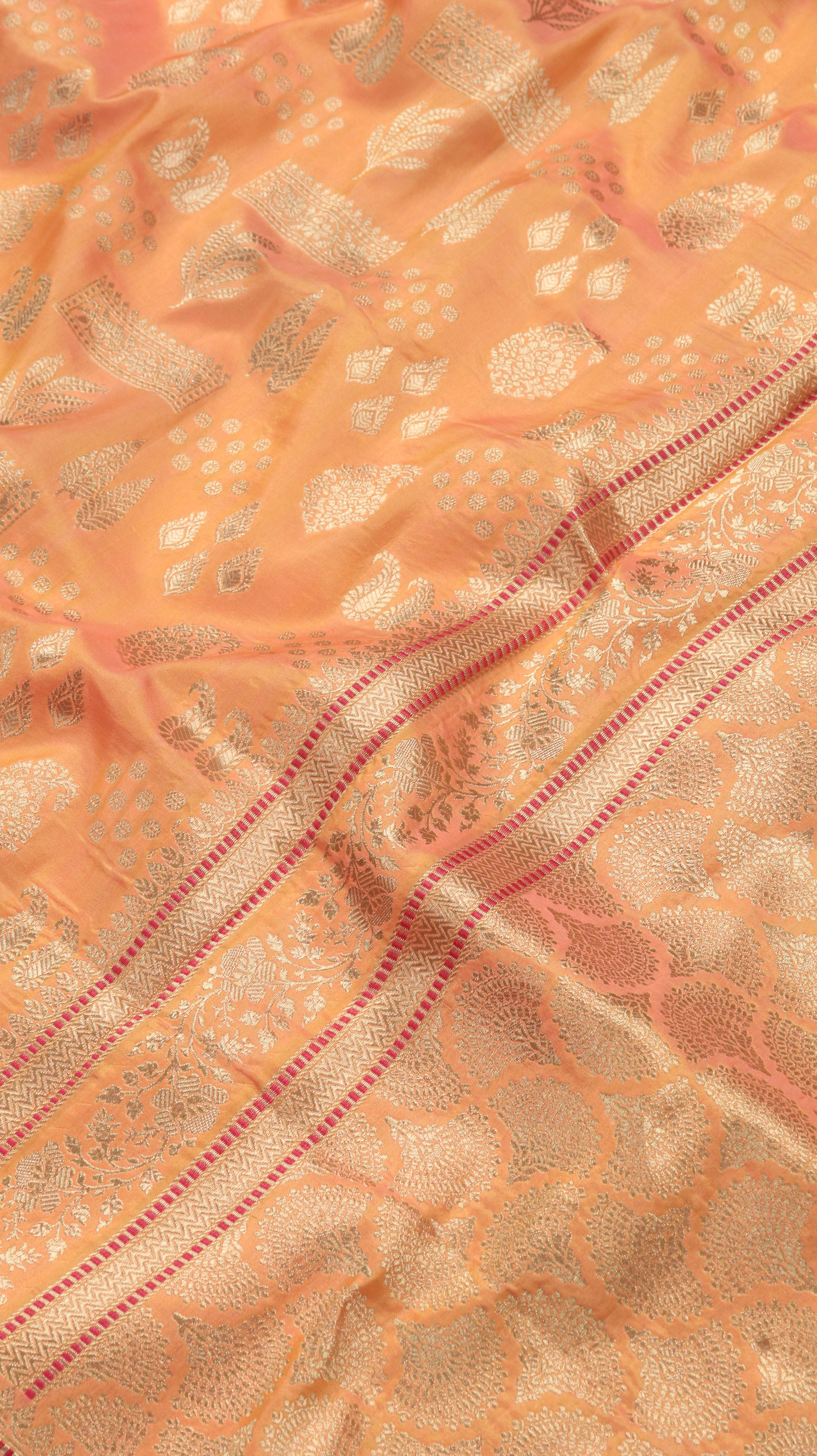 Peach Lumiere | Banarasi