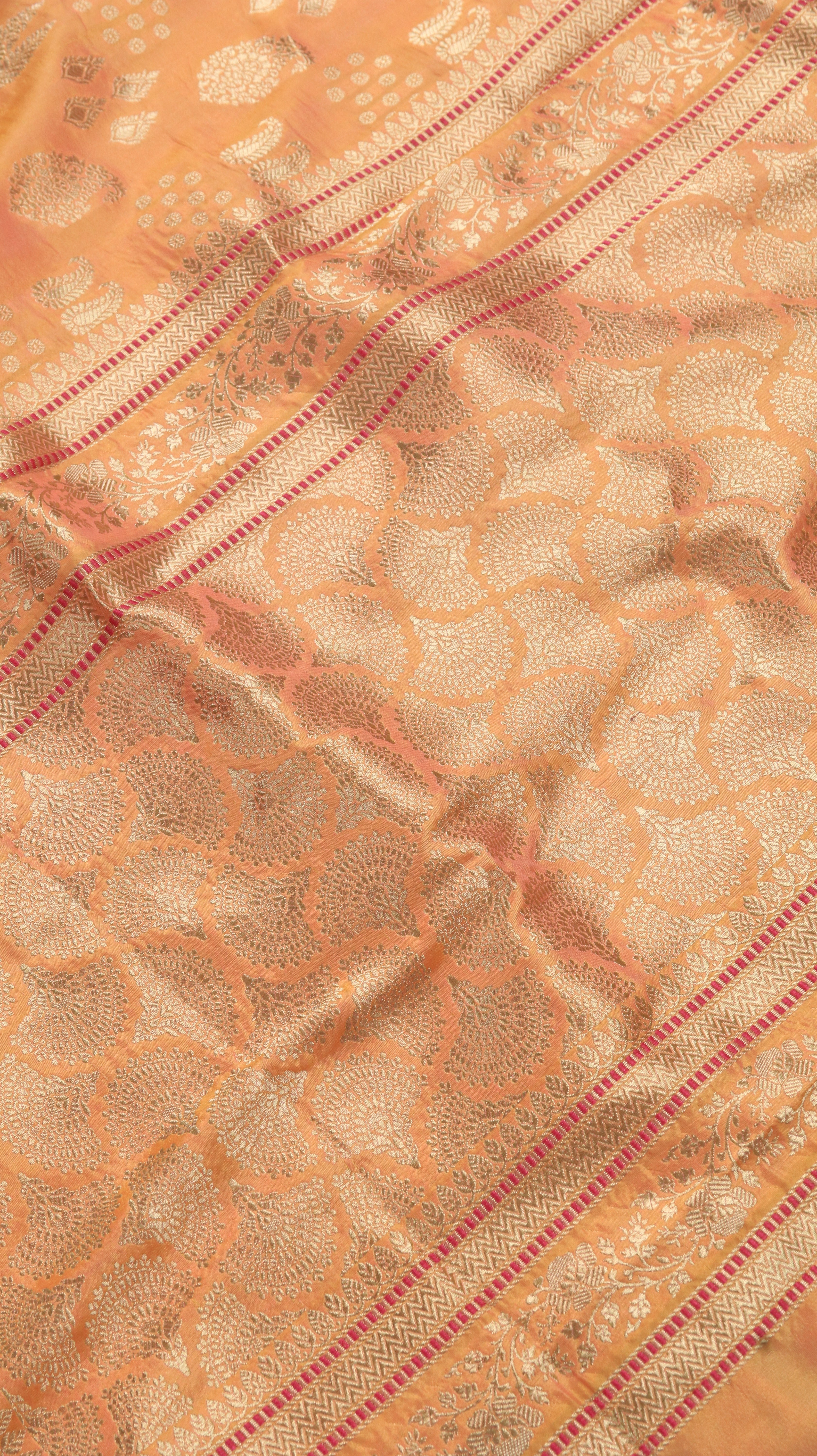 Peach Lumiere | Banarasi