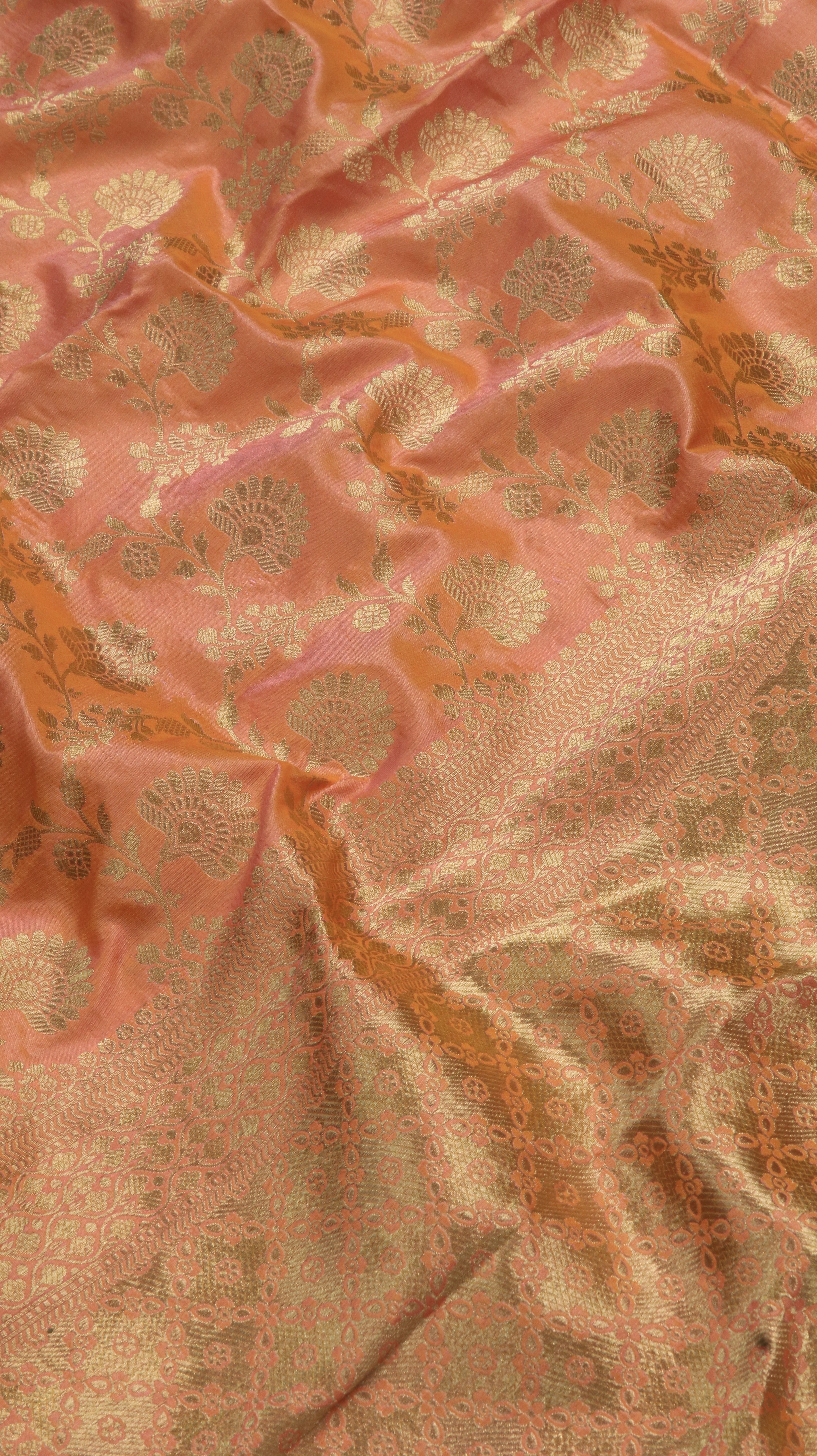 Peach Lumiere | Banarasi